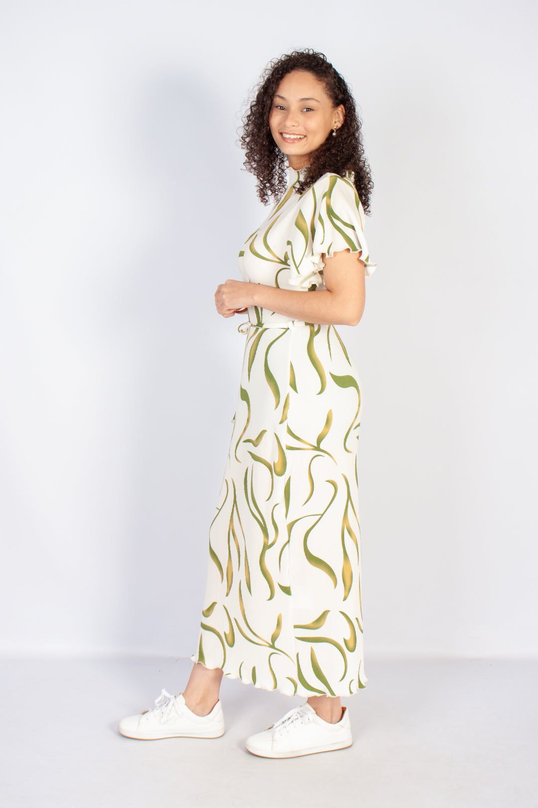 Frill Midi Dress