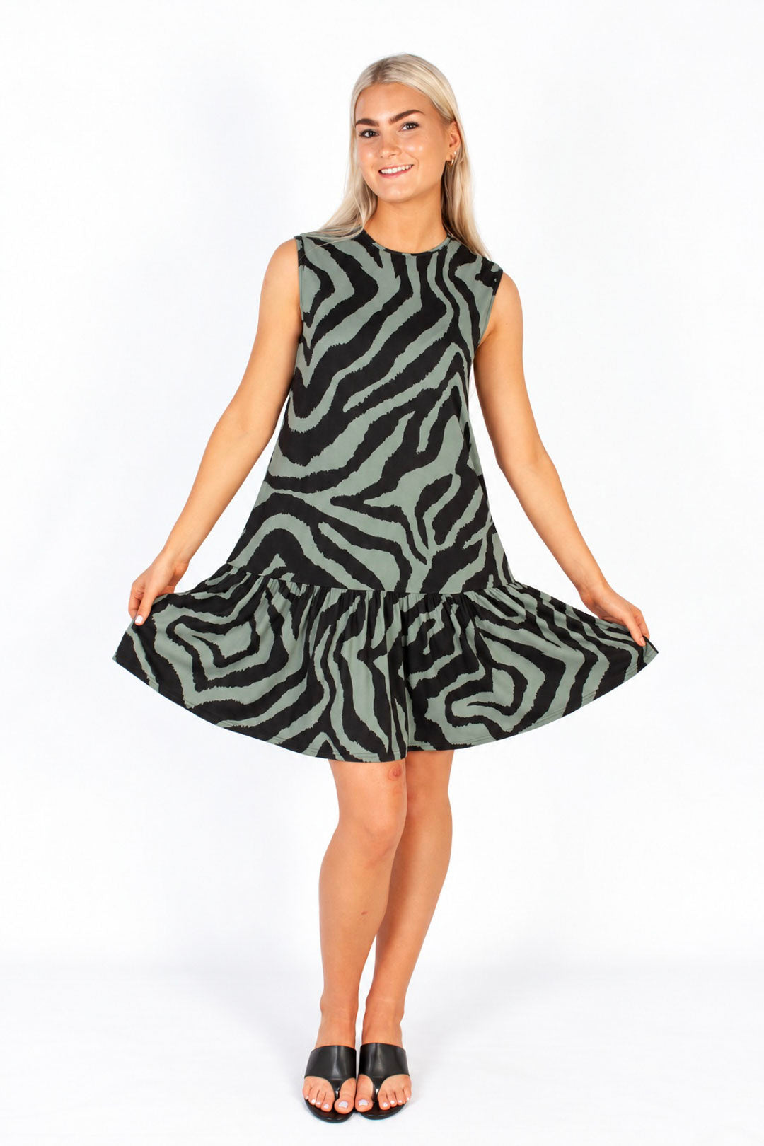 Drop Waist Mini Dress