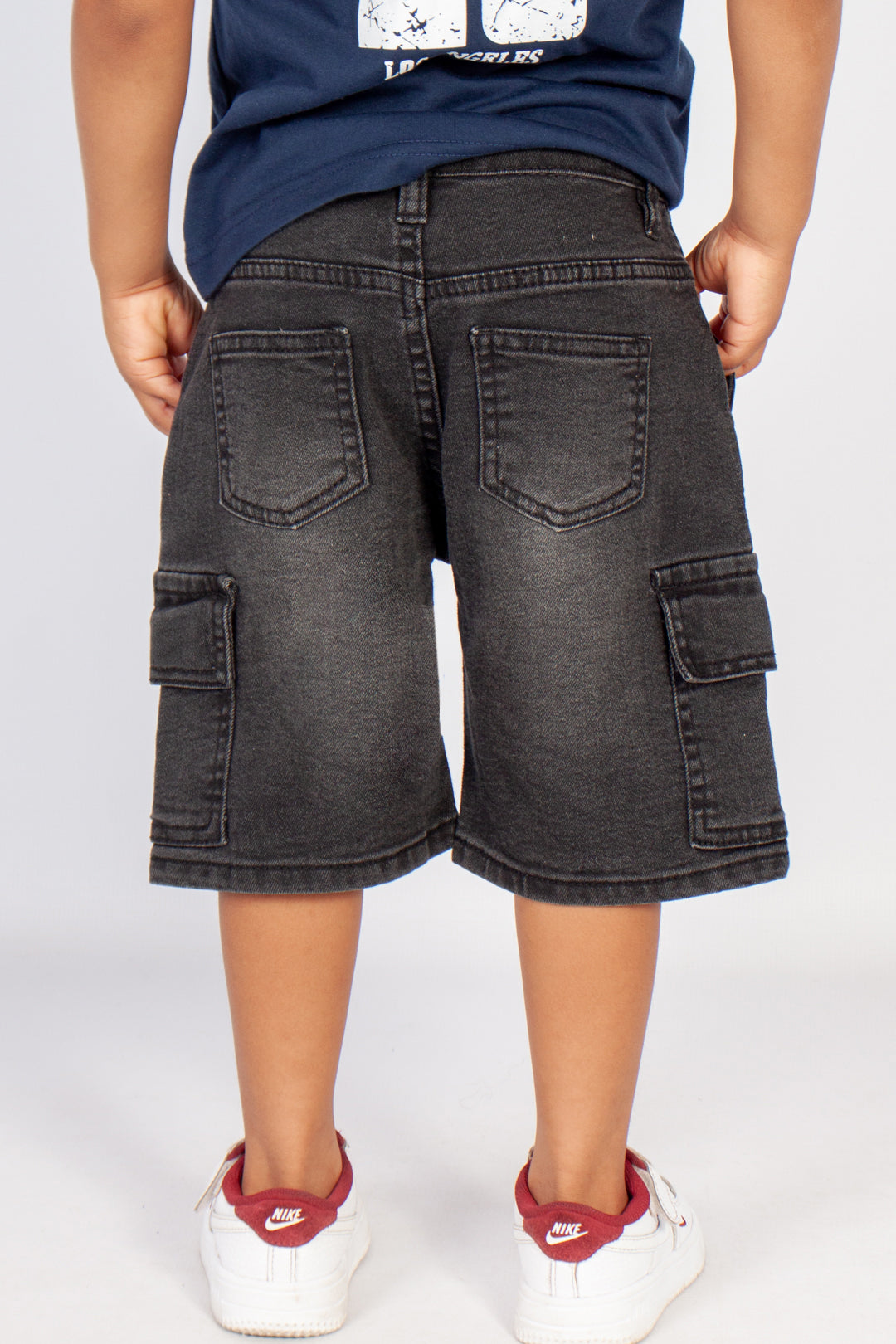 Cargo Denim Shorts