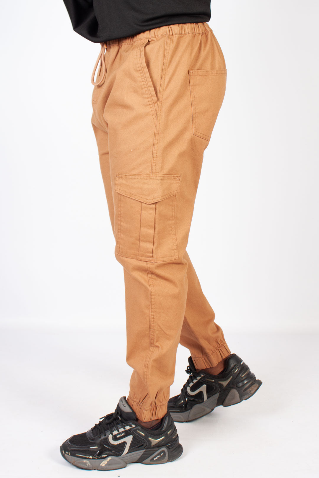 Twill Cargo Joggers