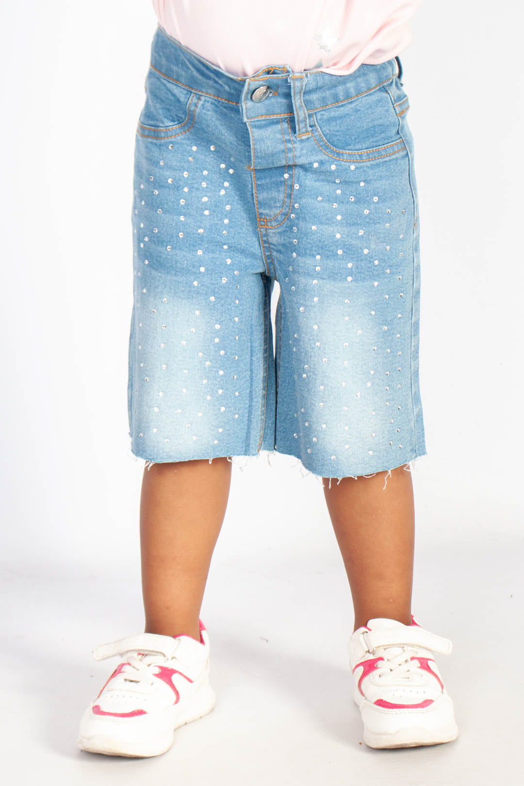 Diamante Denim Jort