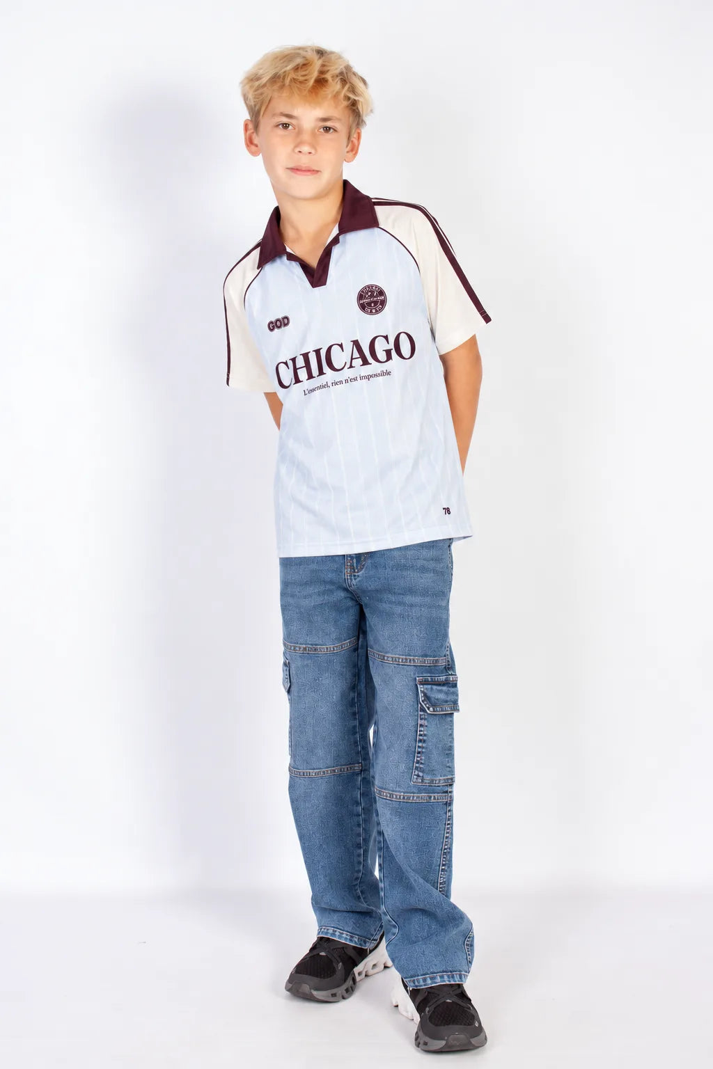 Stripe Graphic Golfer