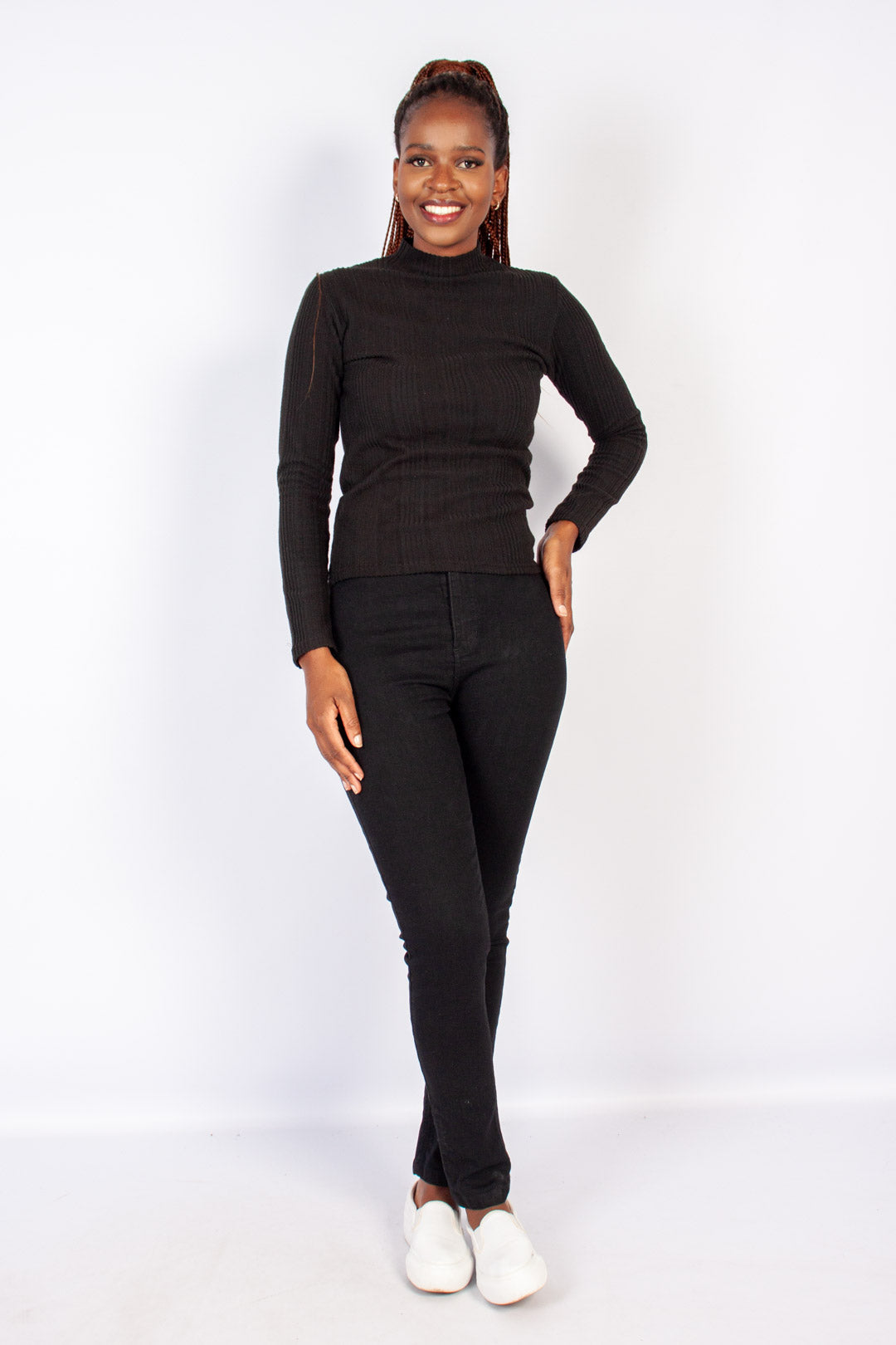 Long Sleeve Turtleneck Top
