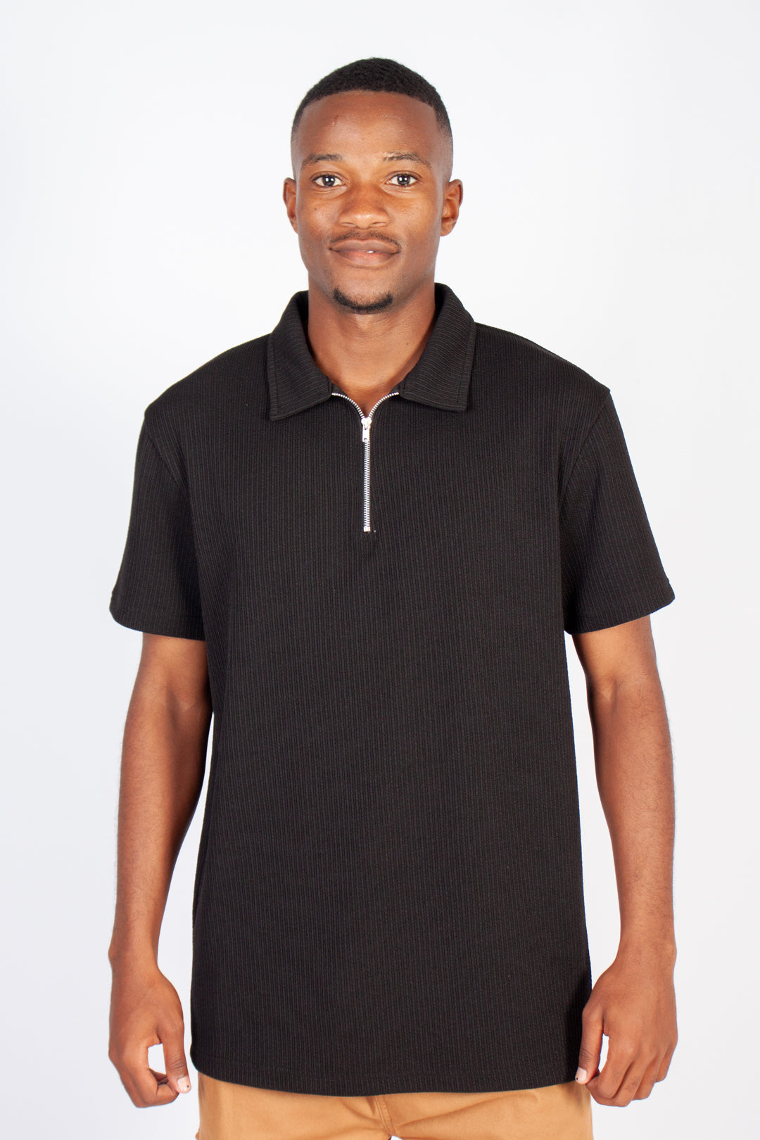 1/4 Zip Textured Golfer