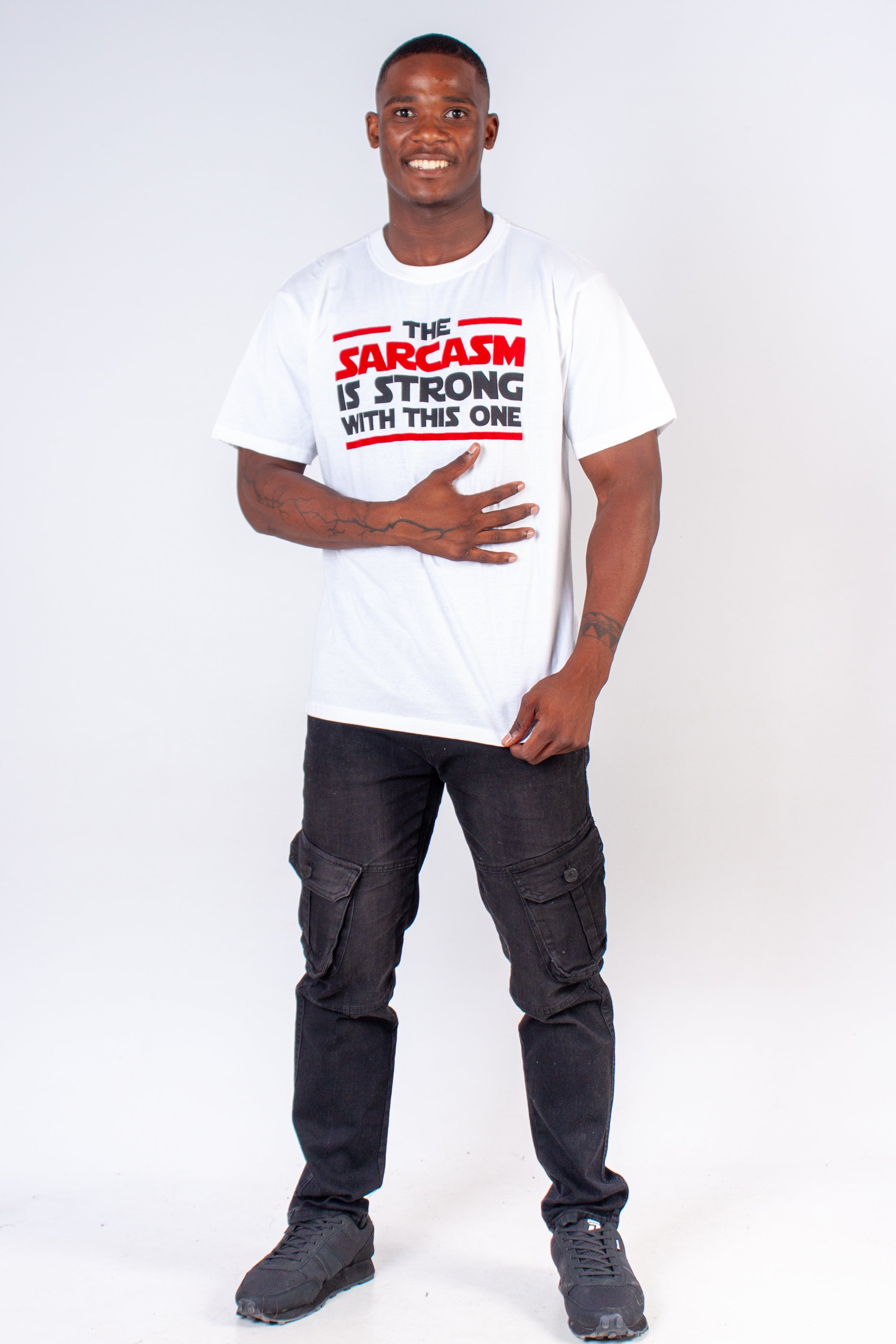 Graphic "Sarcasm Is Strong" T-Shirt