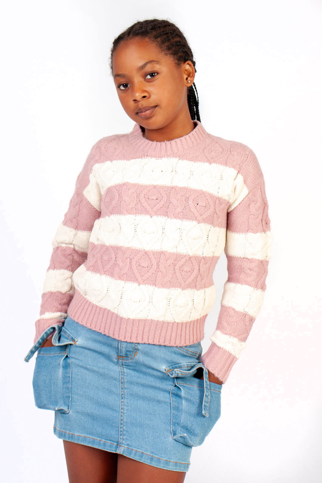 Crewneck Knit Top