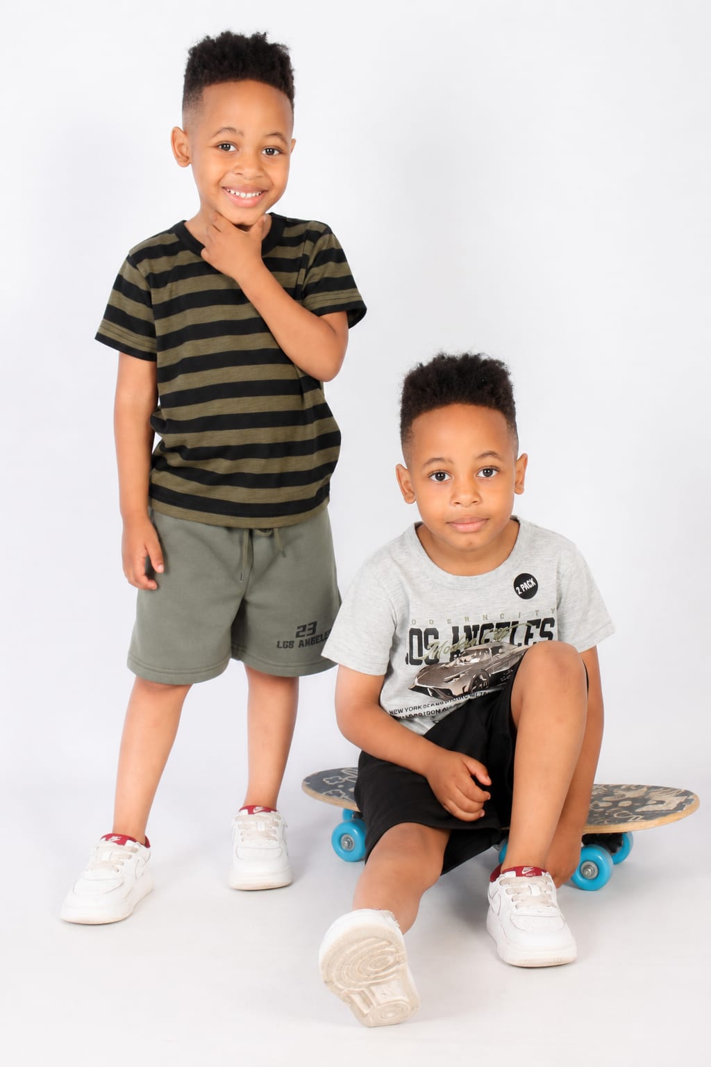 2 Pack Stripe & Graphic Tees