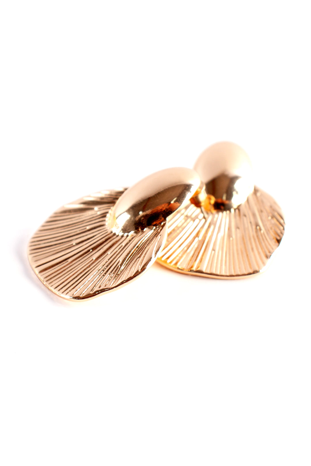 Gold Shell Earrings