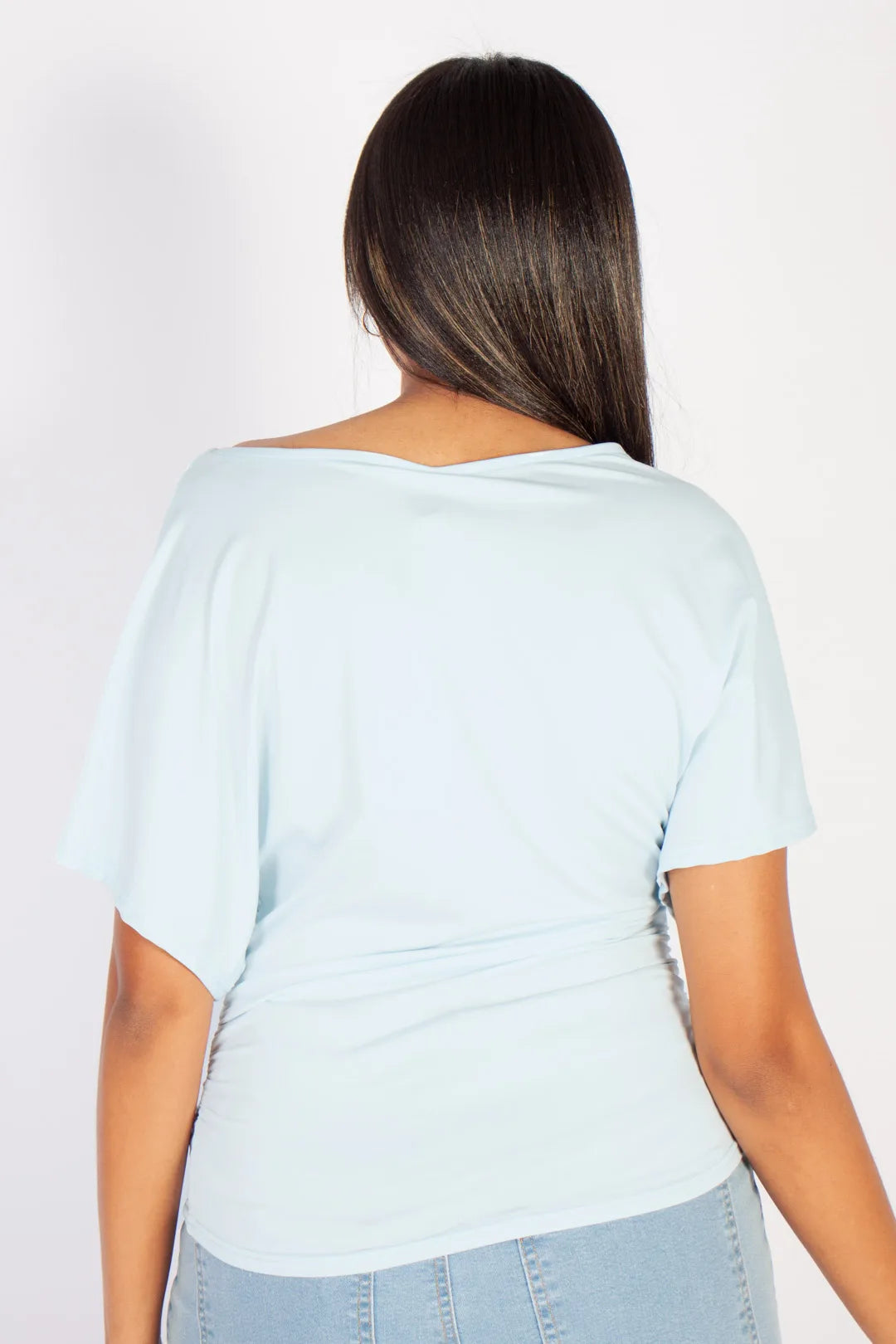 bf lds blue s/s top