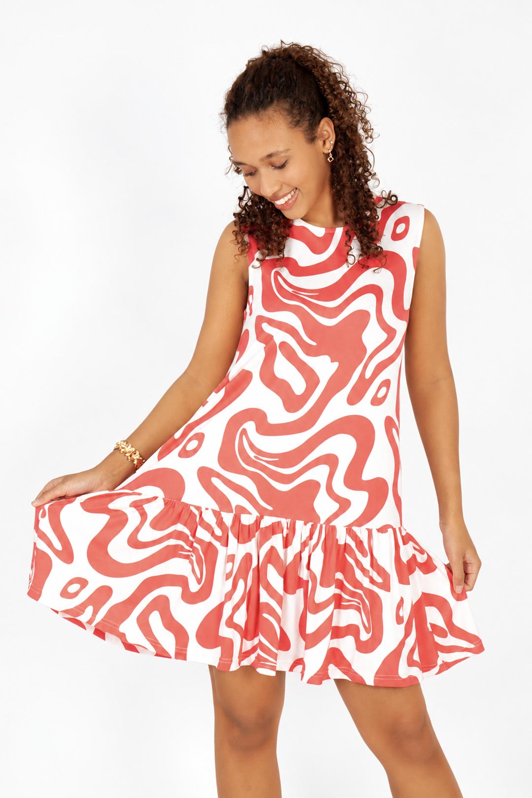 Drop Waist Mini Dress