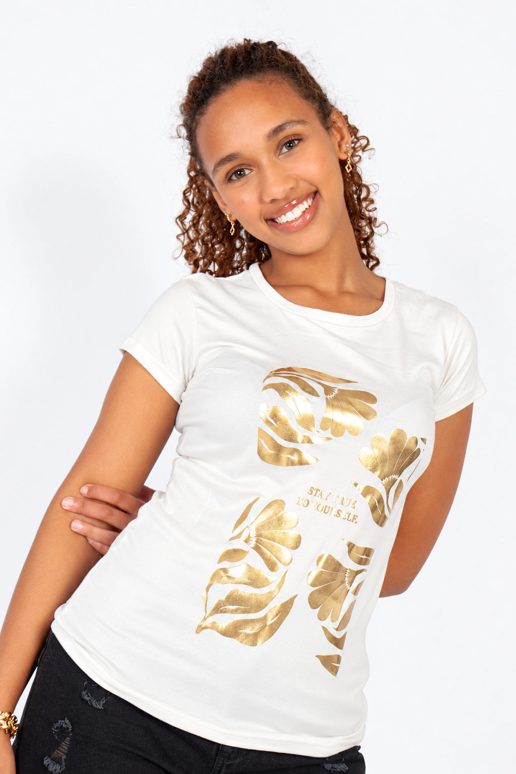 Fitted Graphic T-Shirt