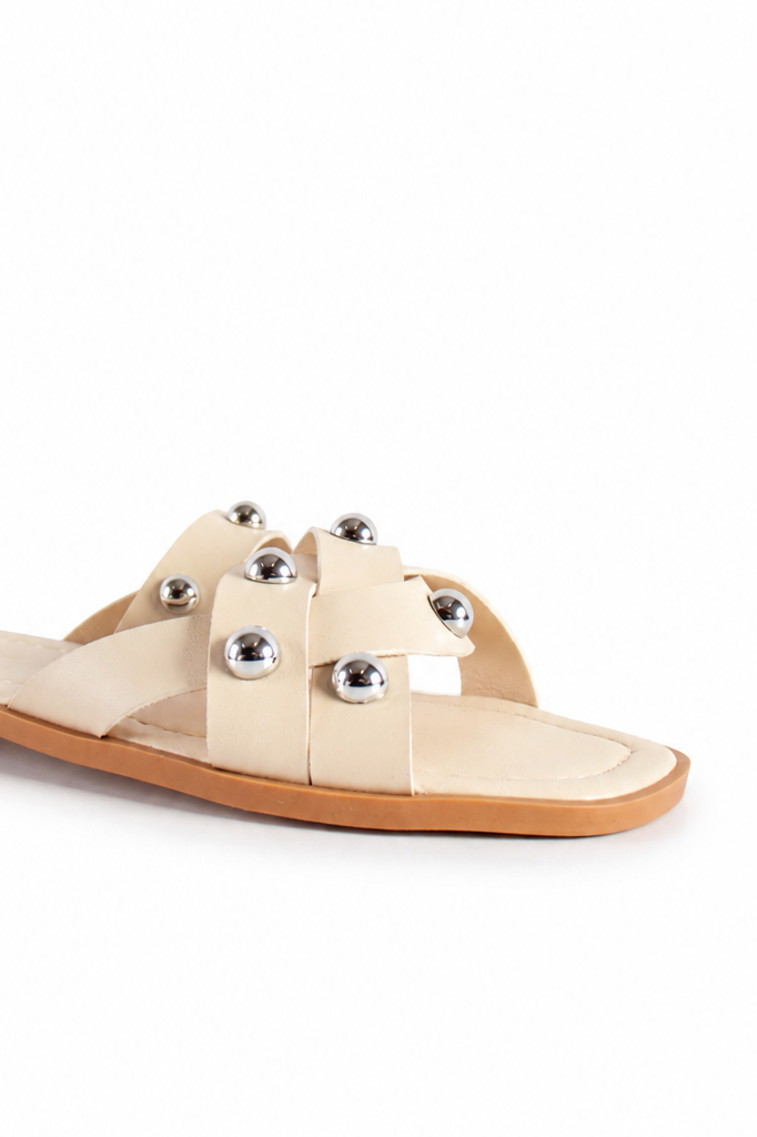Twisted Studed Sandal