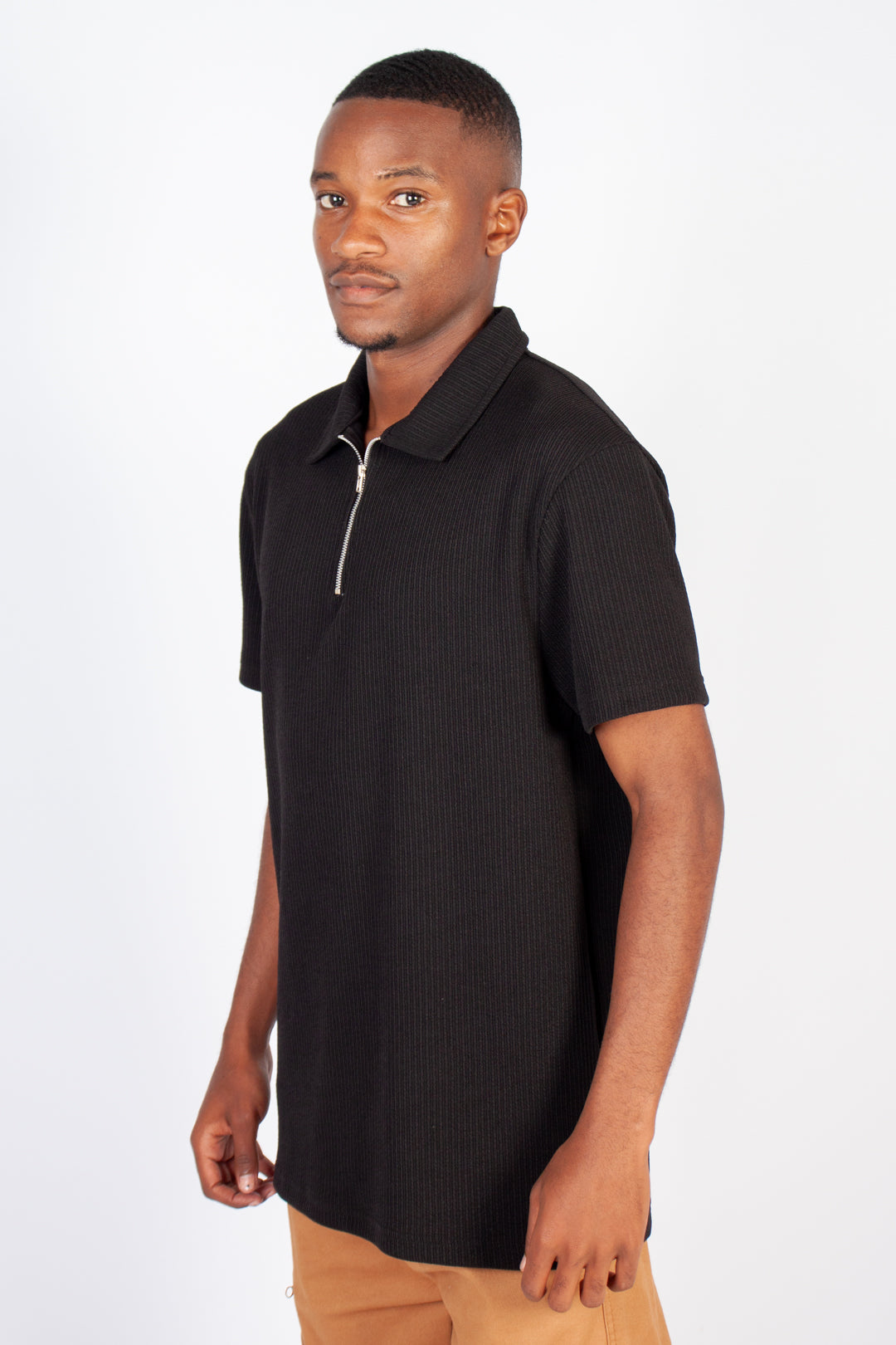 1/4 Zip Textured Golfer