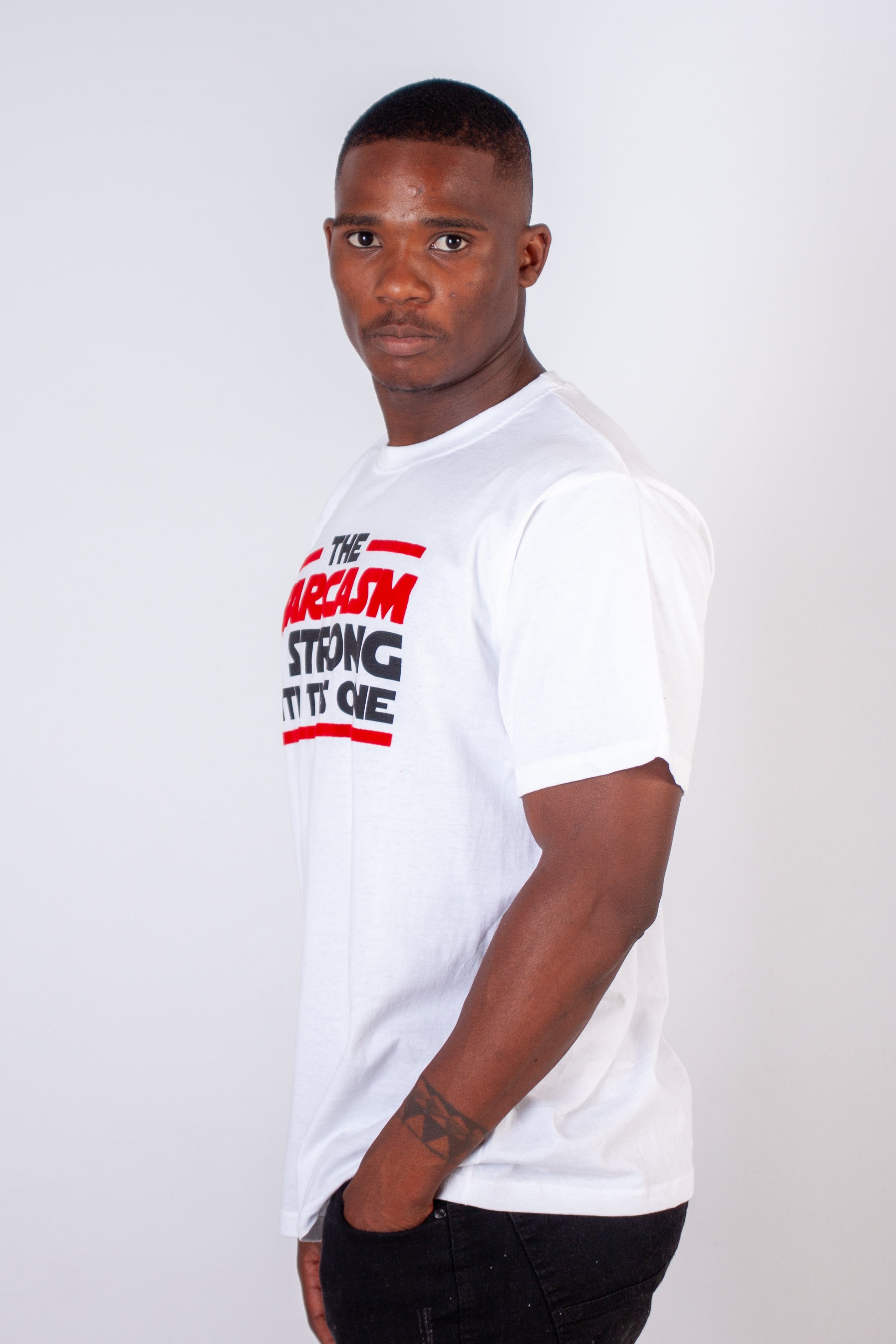 Graphic "Sarcasm Is Strong" T-Shirt