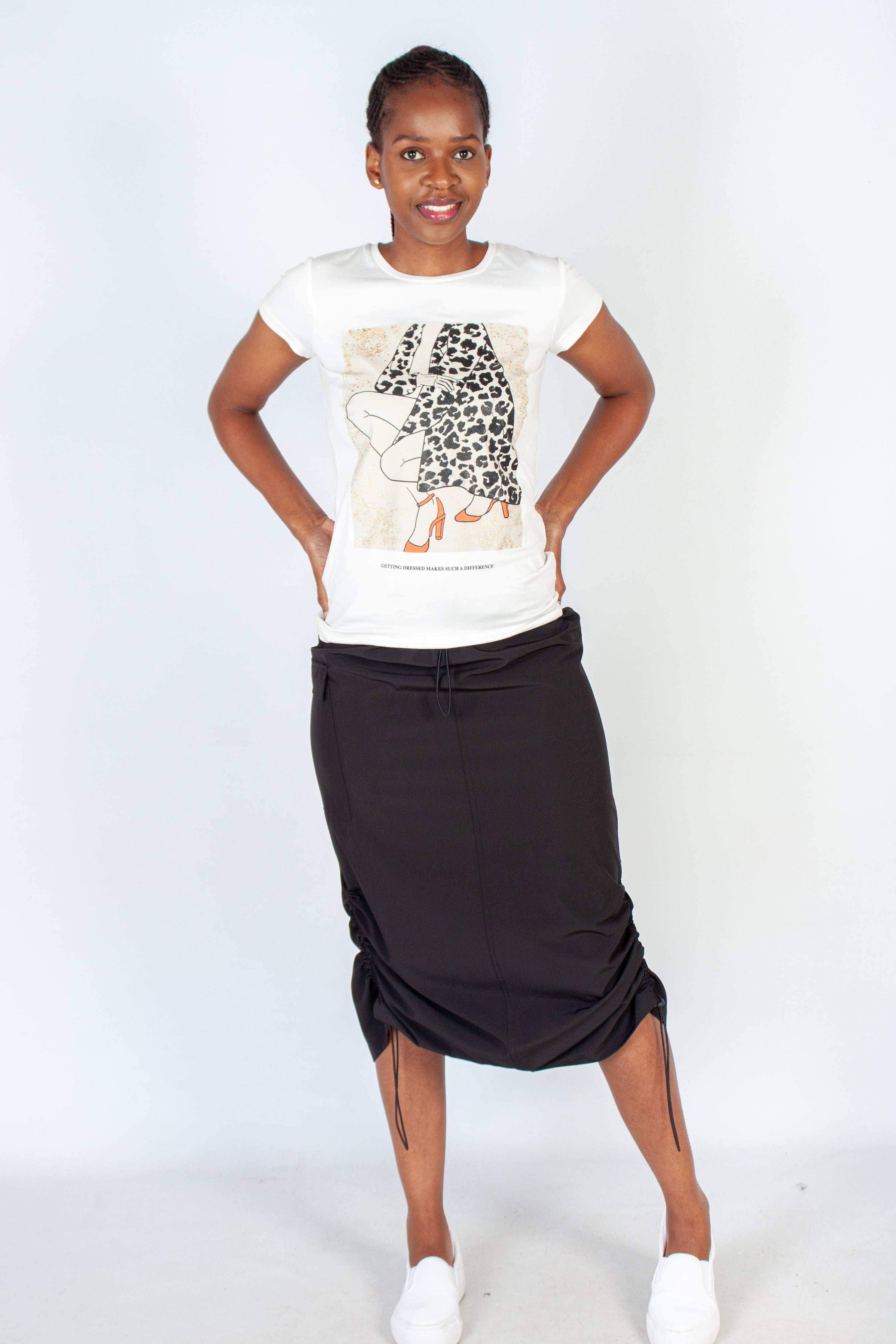 Graphic "Red Heels" T-Shirt