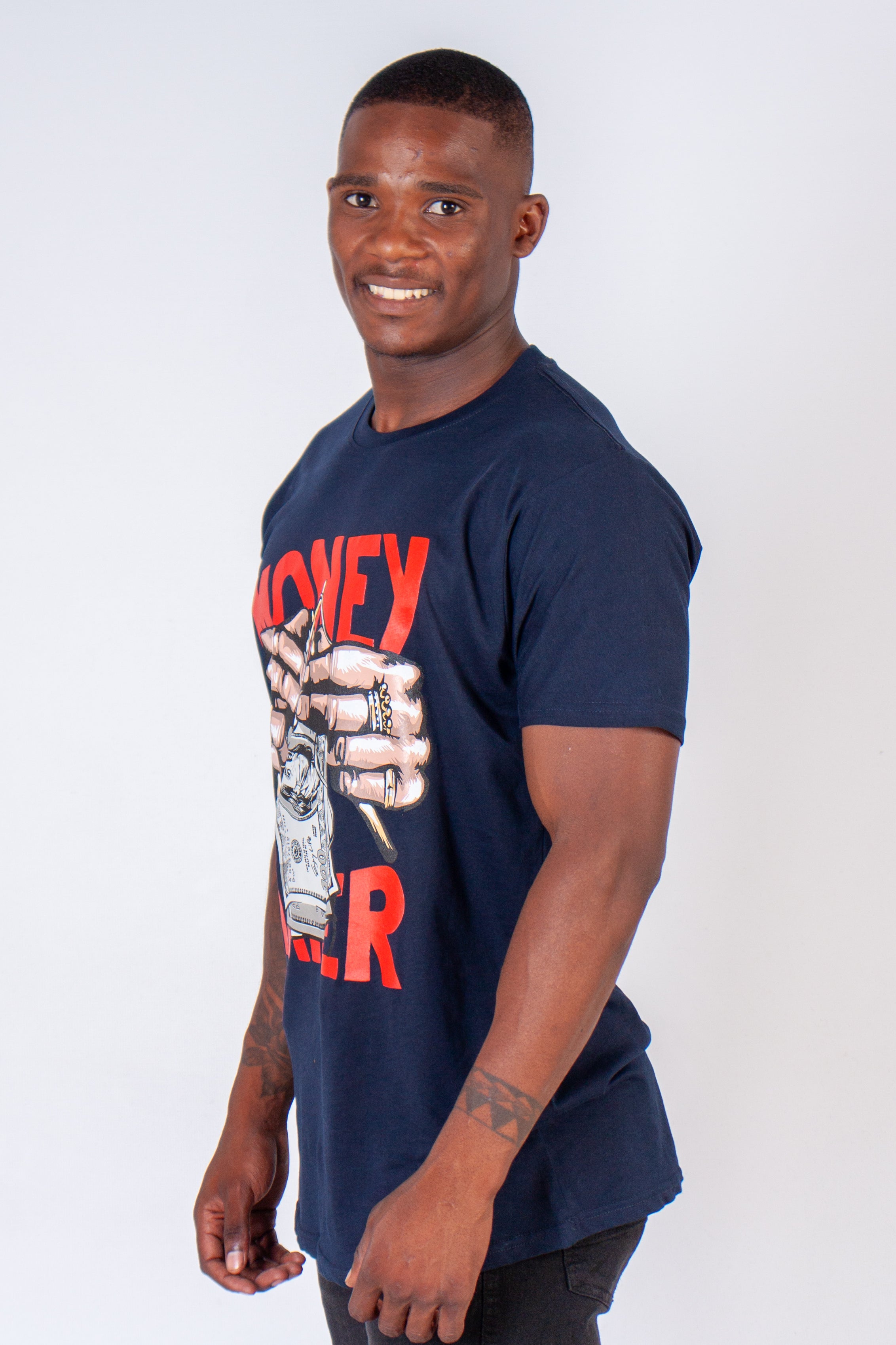 Graphic "Money Maker" T-Shirt