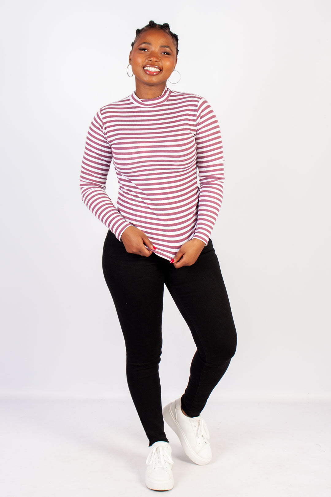 Long Sleeve Turtleneck Top