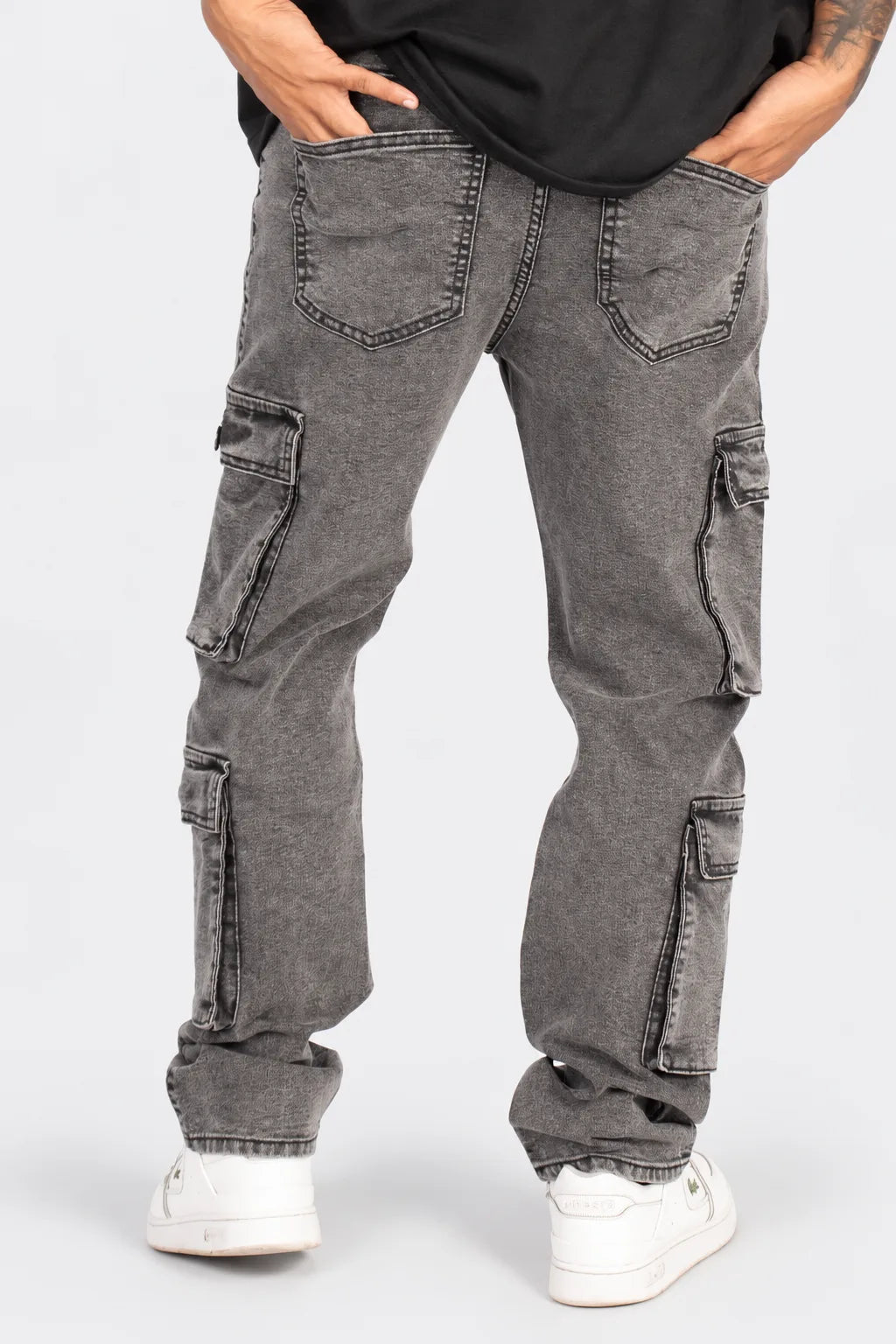 MENS DOUBLE CARGO SKINNY JEANS