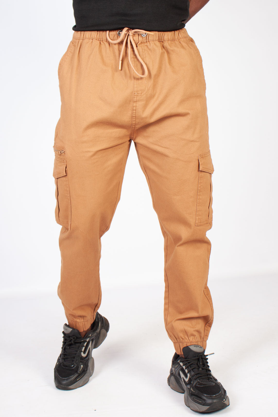 Twill Cargo Joggers