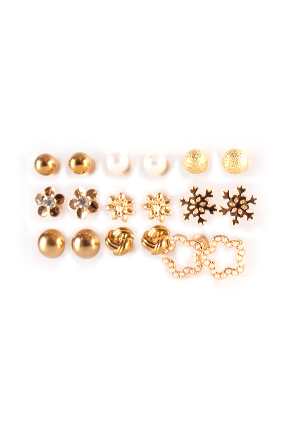 9 Stud Earrings