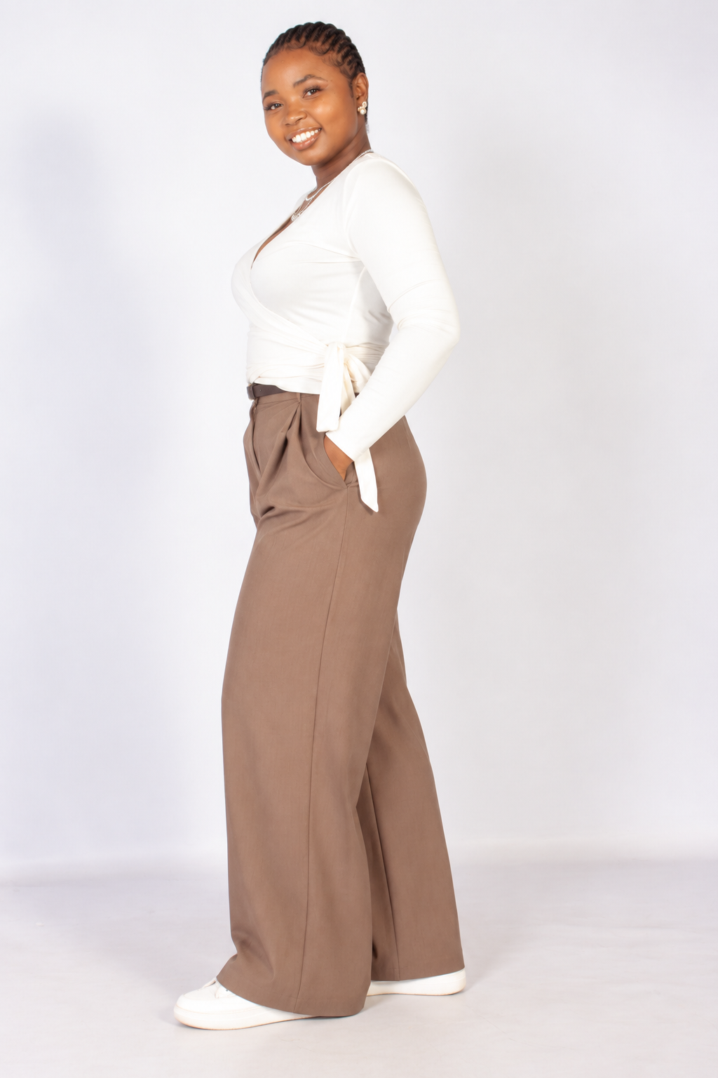 Pleated Puddle Pants