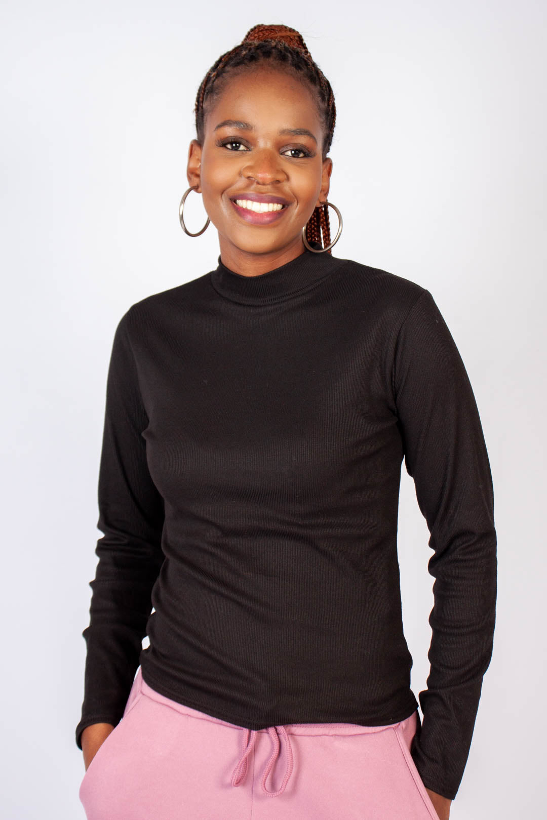 Long Sleeve Turtleneck Top