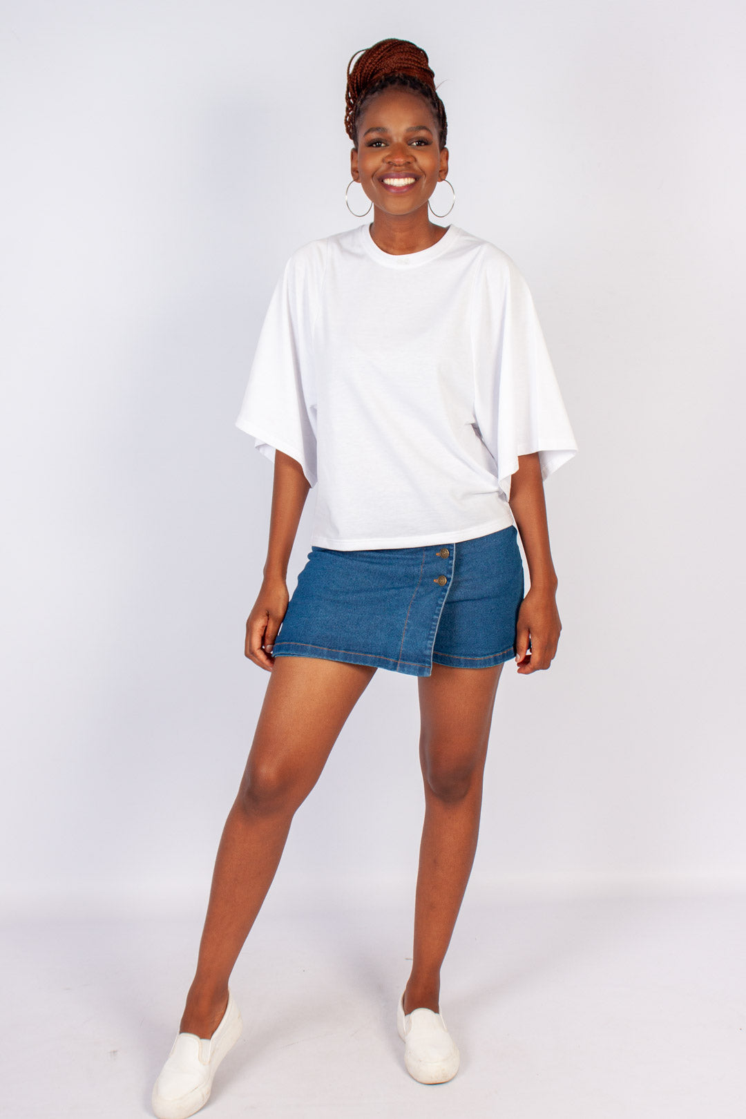 Denim Skort