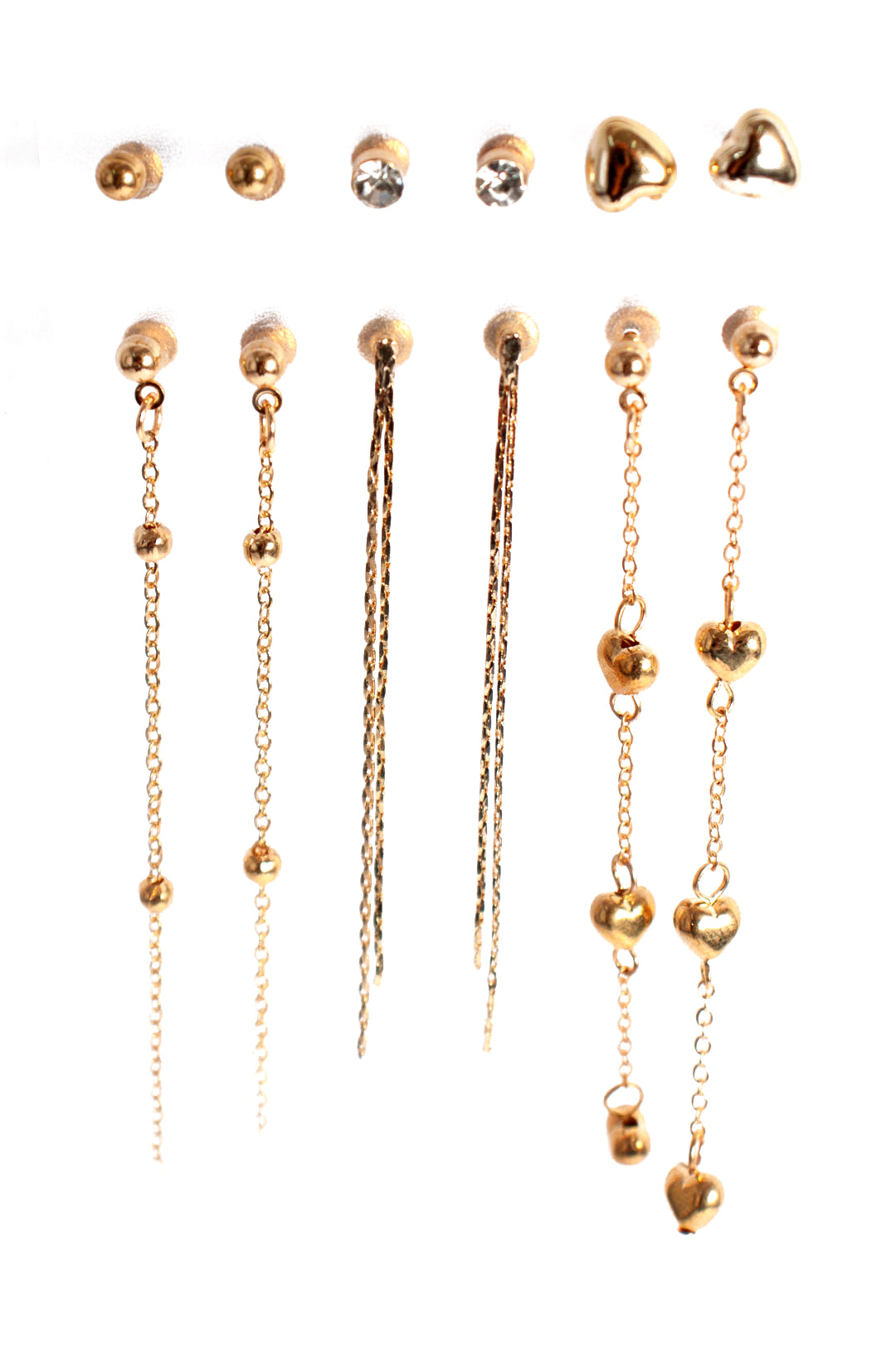 6 Pack Earrings