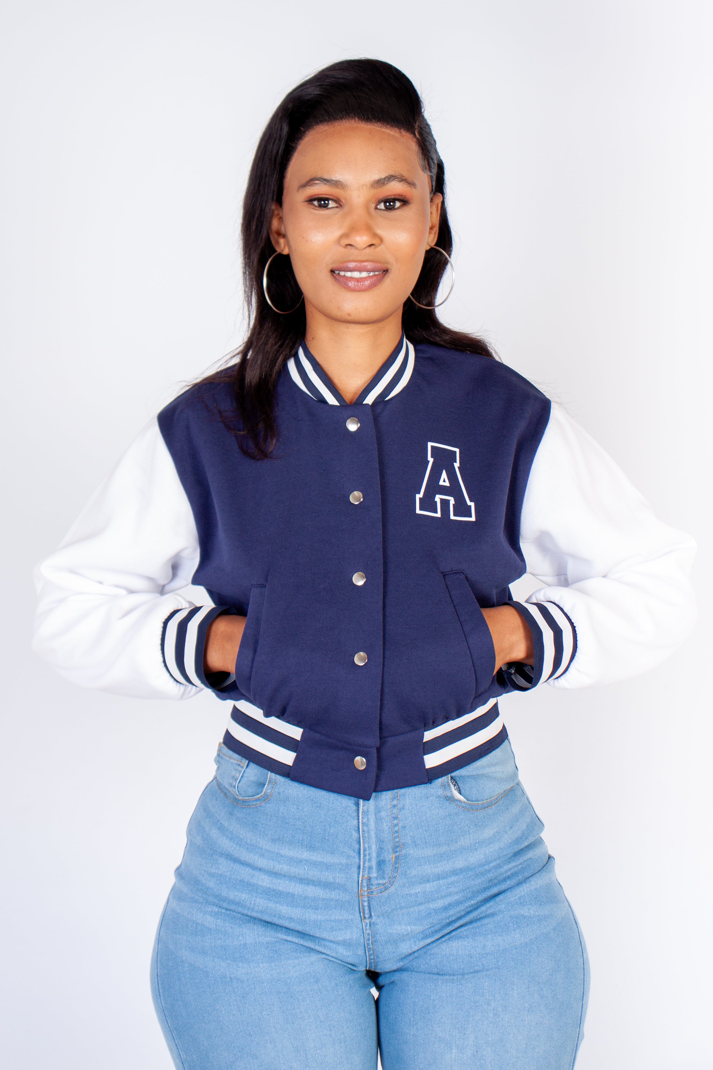 Cropped Bomber Jacket