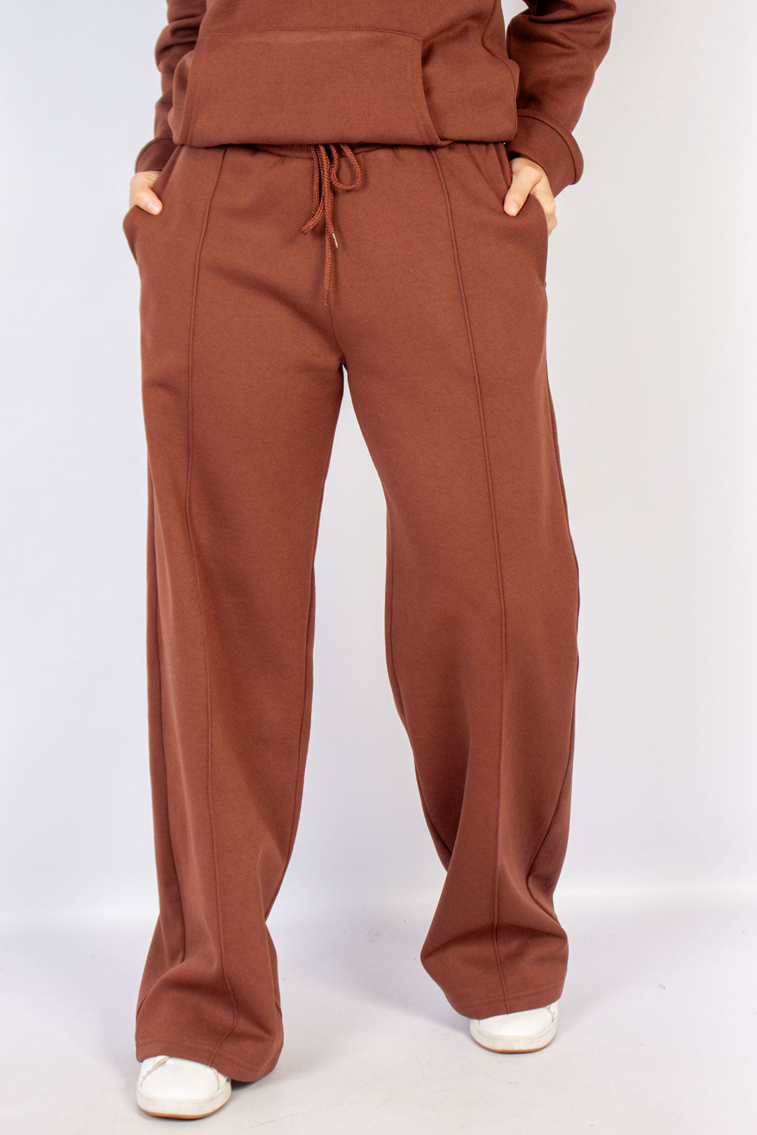 wideleg pintuck pant