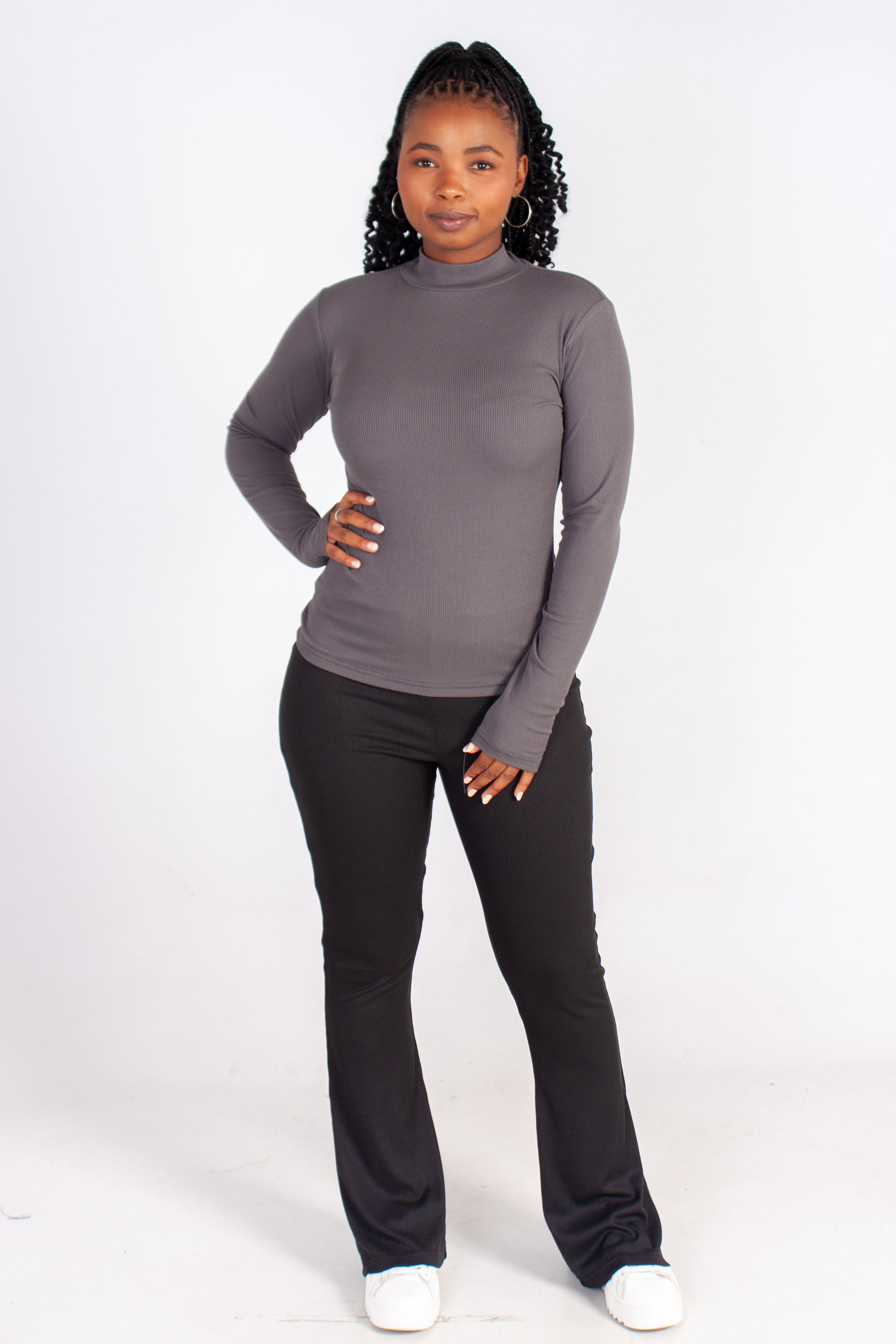 Long Sleeve Turtle Neck Top