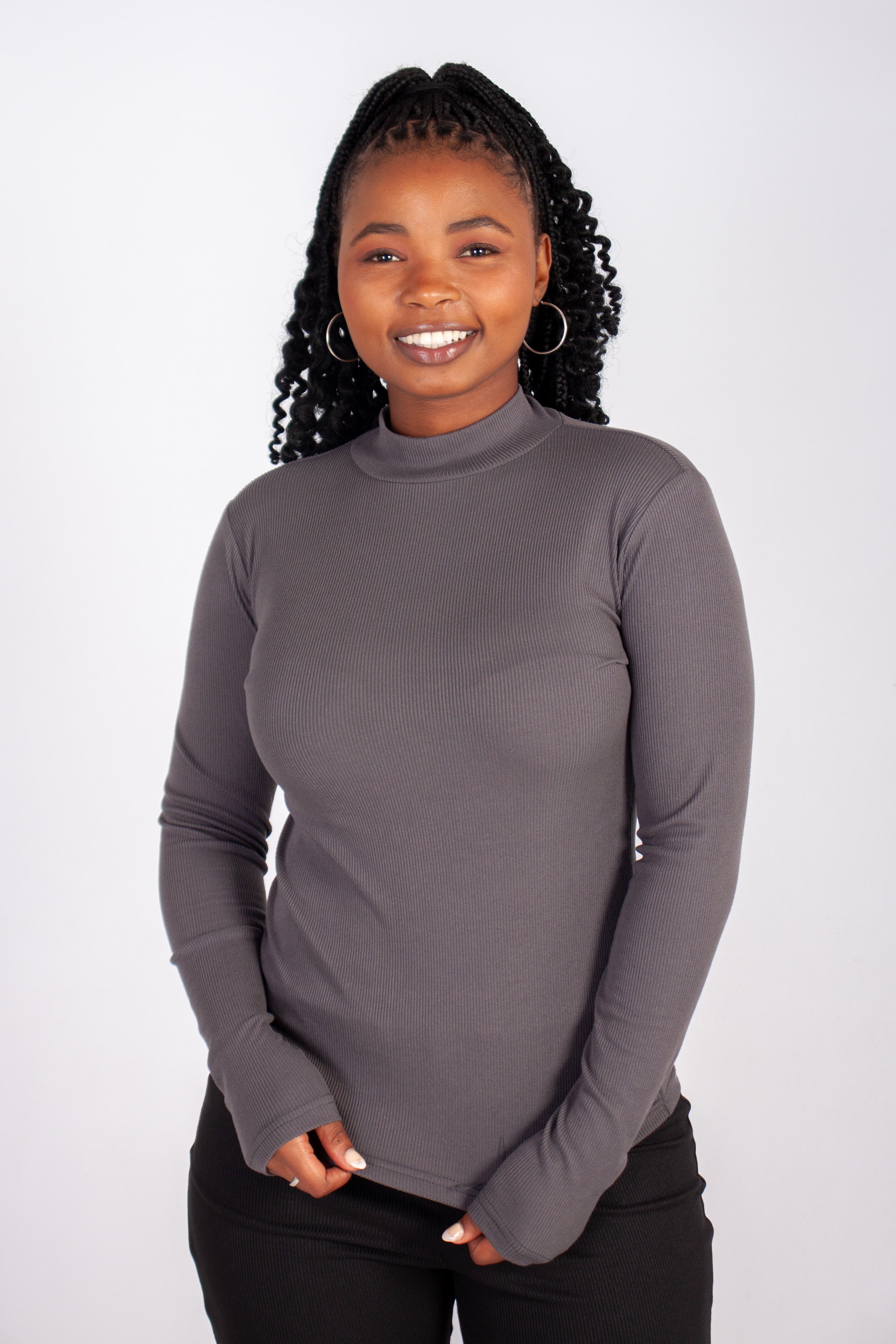 Long Sleeve Turtle Neck Top