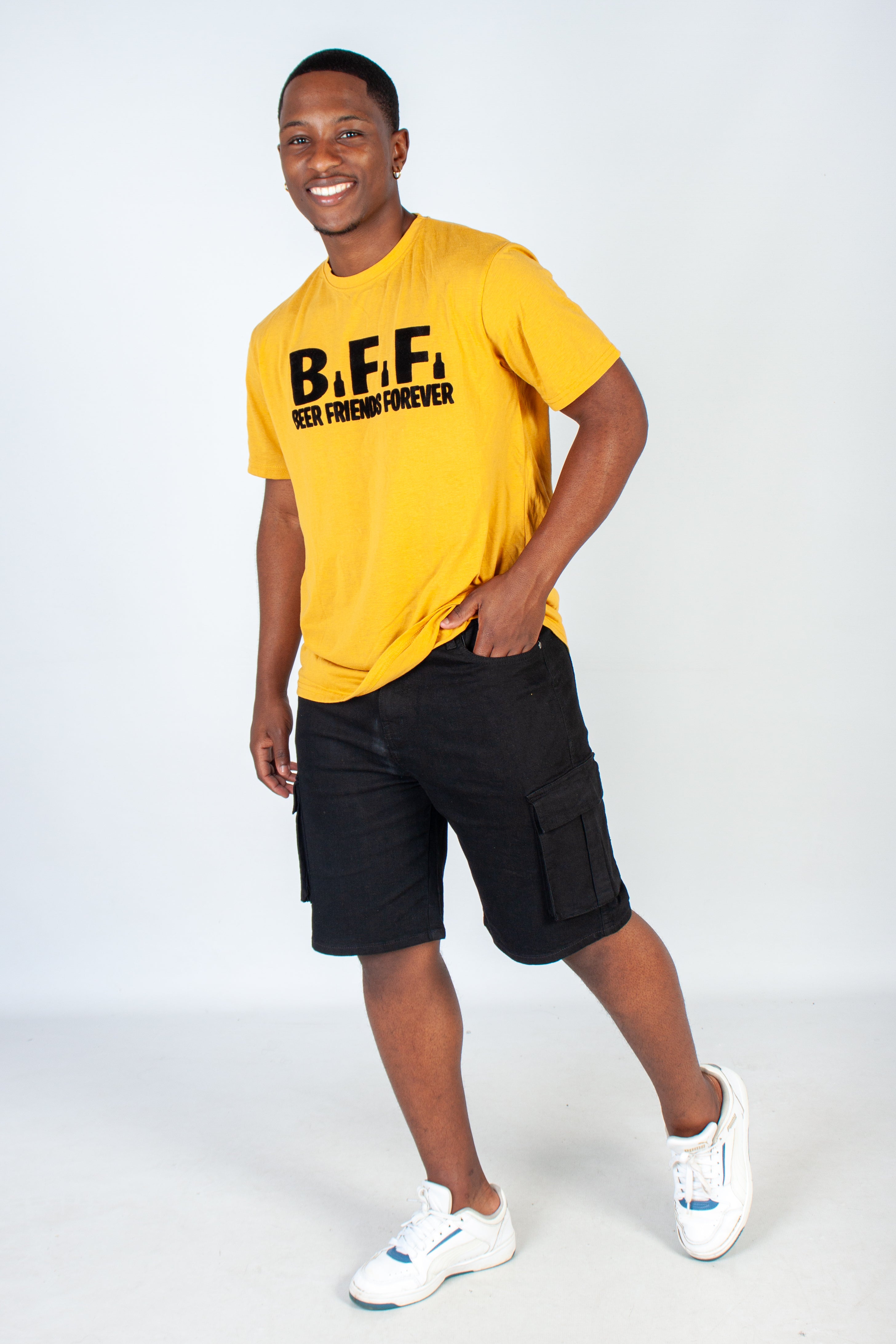 Graphic "BFF" T-Shirt