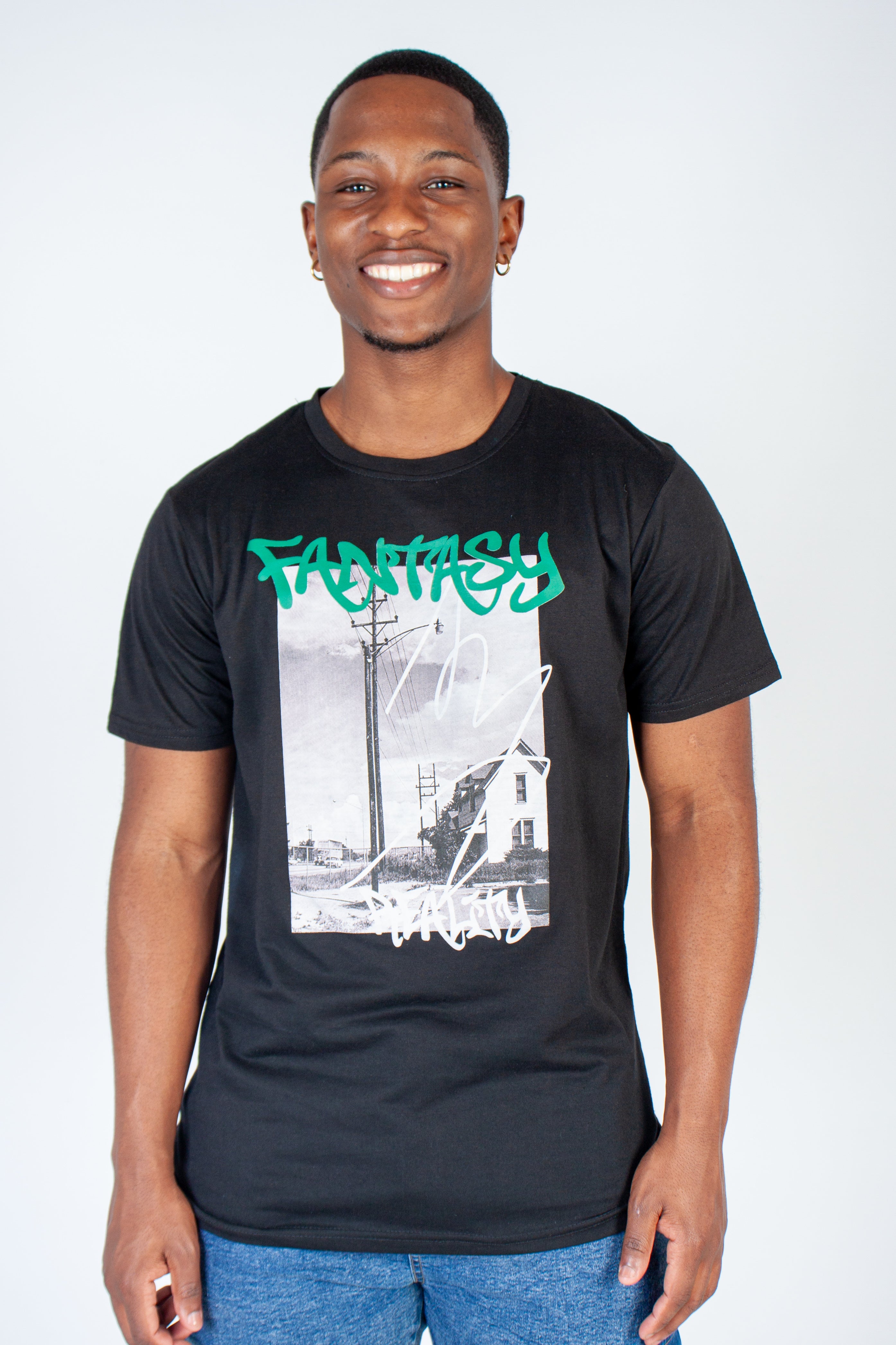 Graphic "Fantasy Reality" T-Shirt