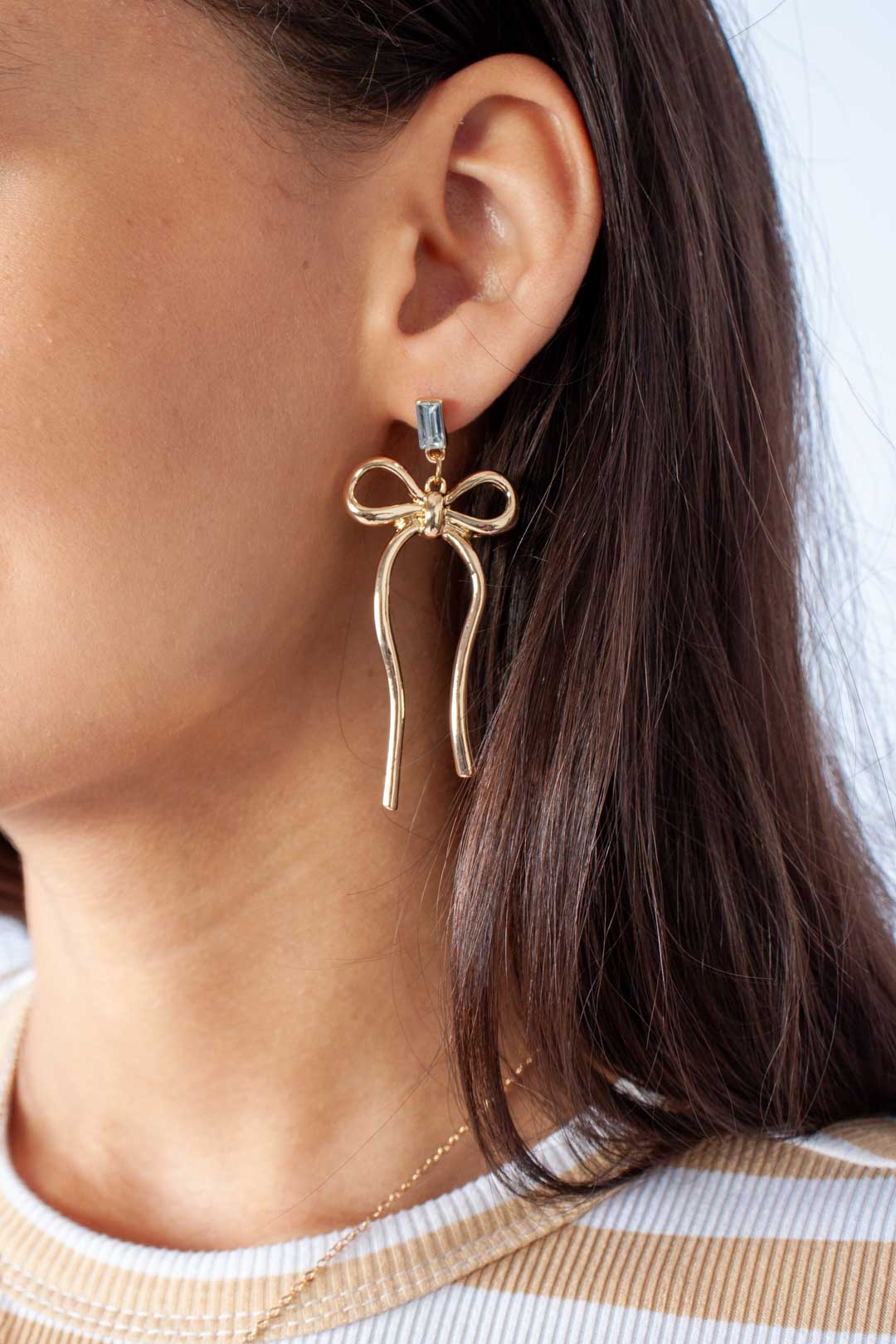Drop Bow Earring