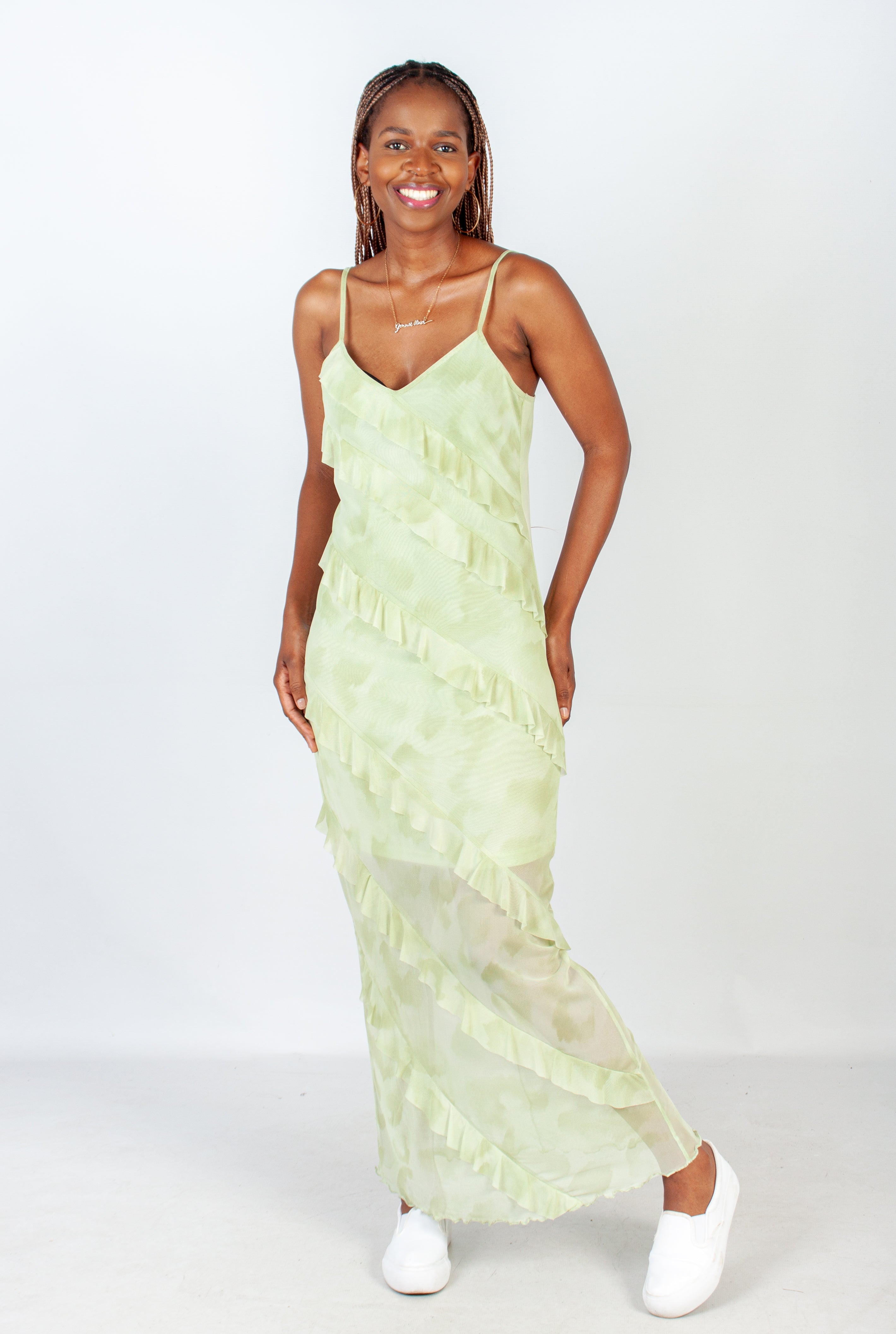Mesh Maxi Dress