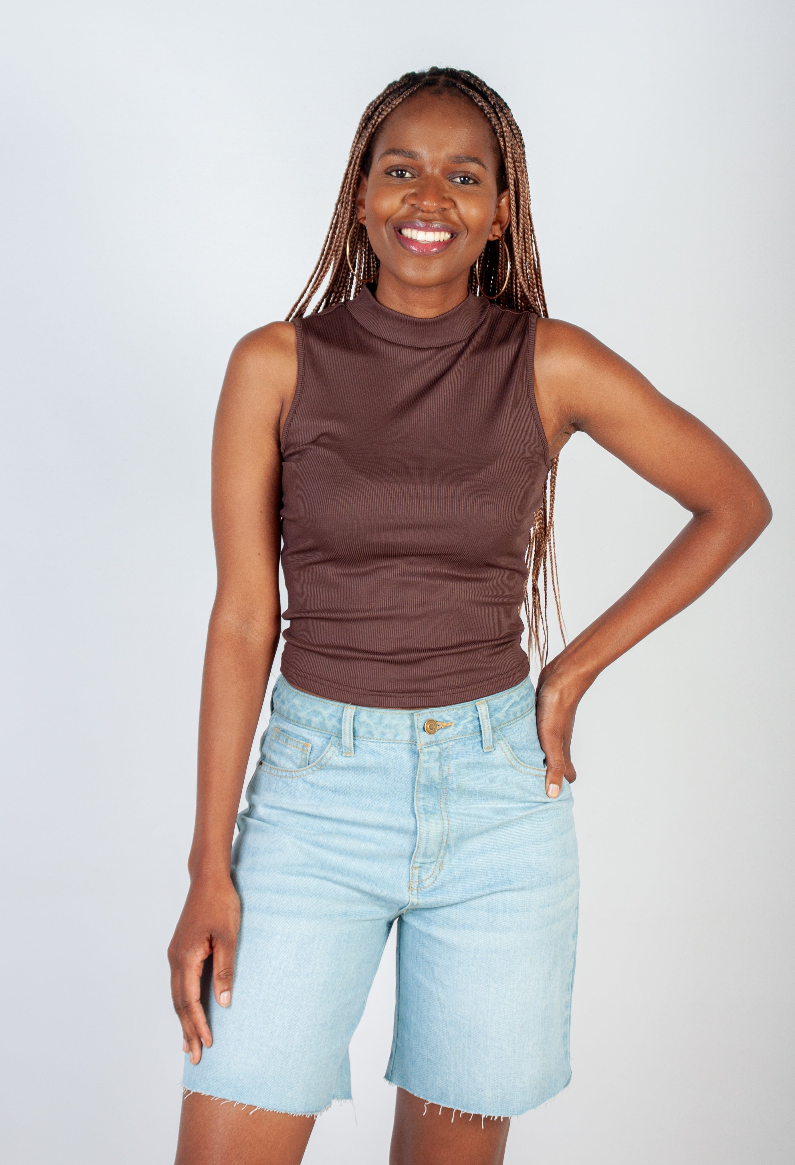 Turtle Neck Vest