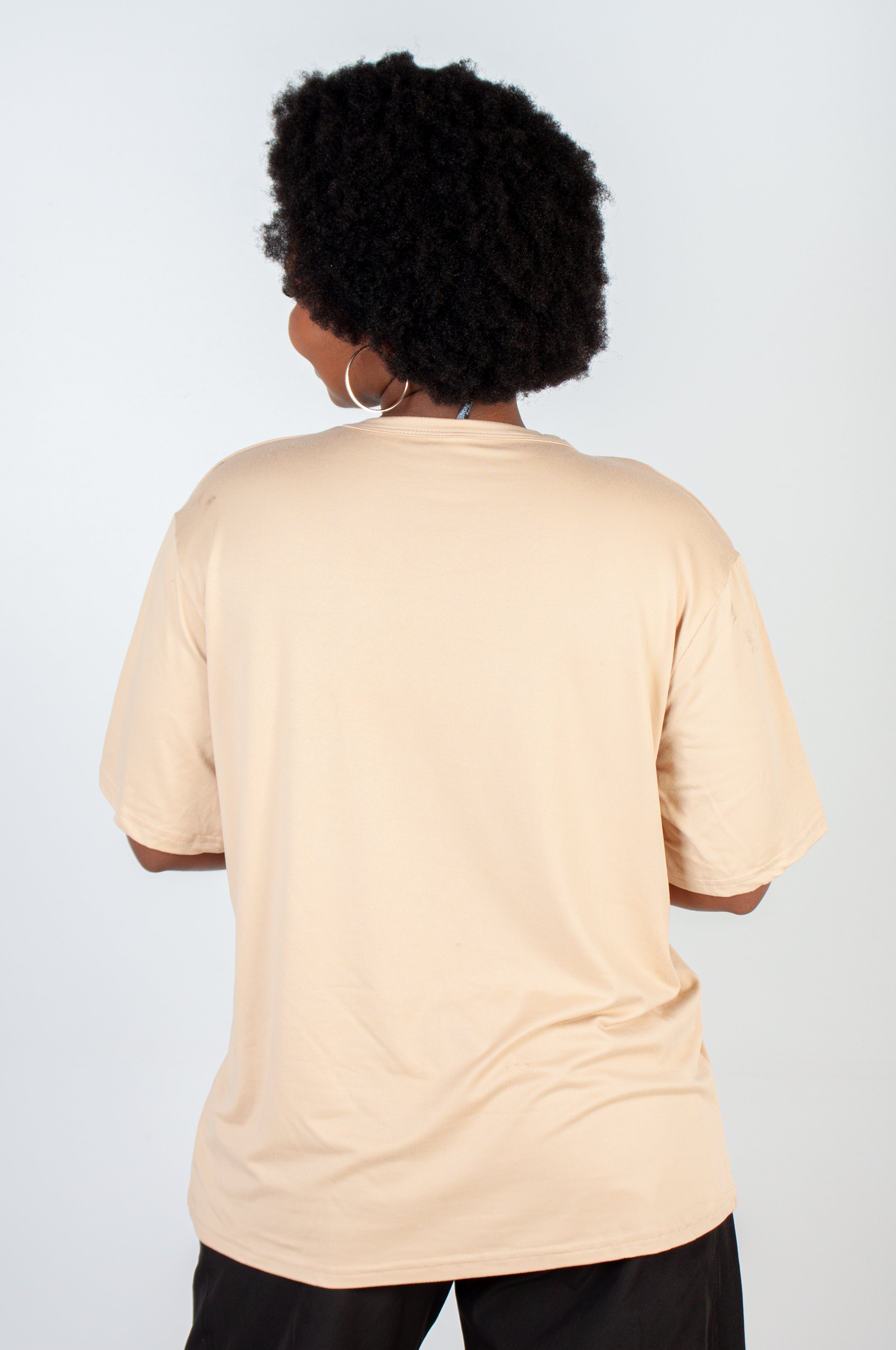 Graphic Oversized "Iced Coffee Club" T-Shirt