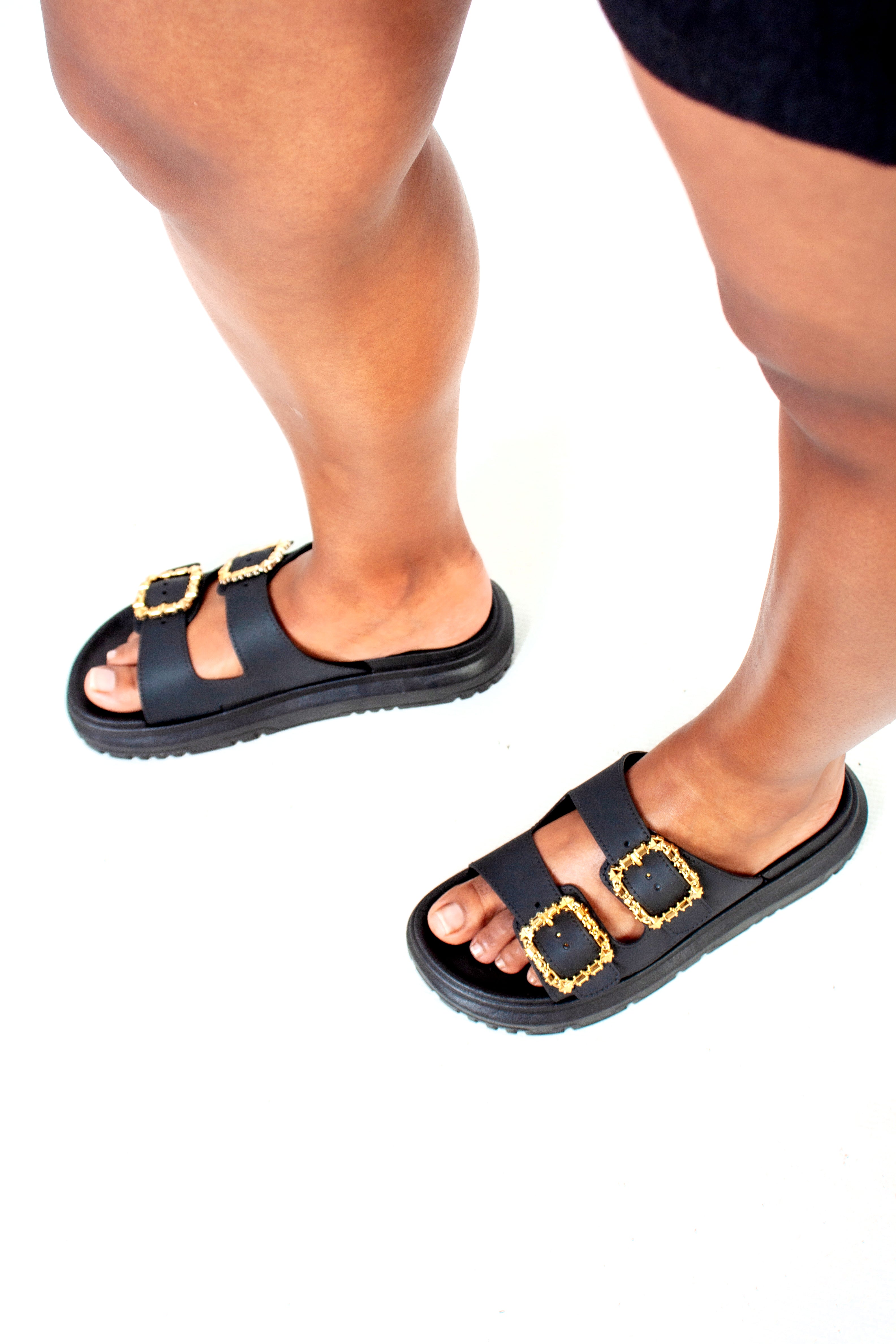 Double Buckle Sliders