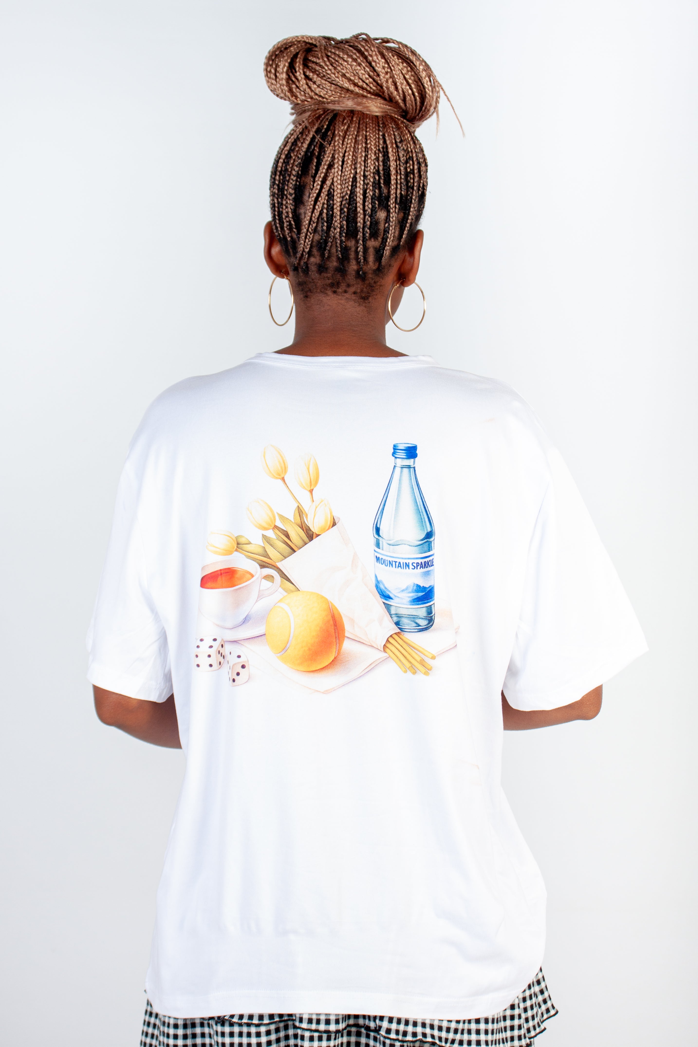 Graphic Oversized "Le Petite Court" T-Shirt