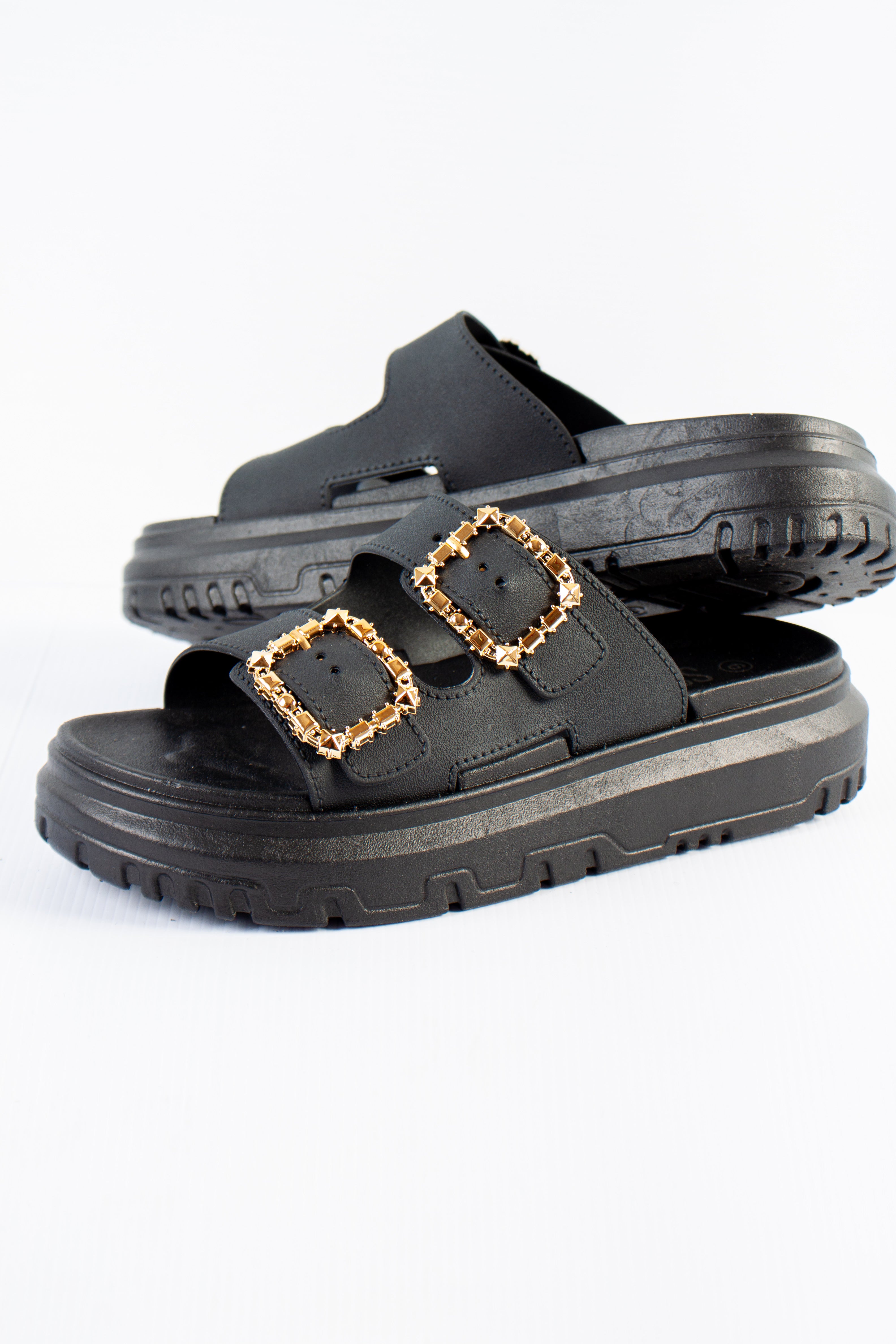 Double Buckle Sliders