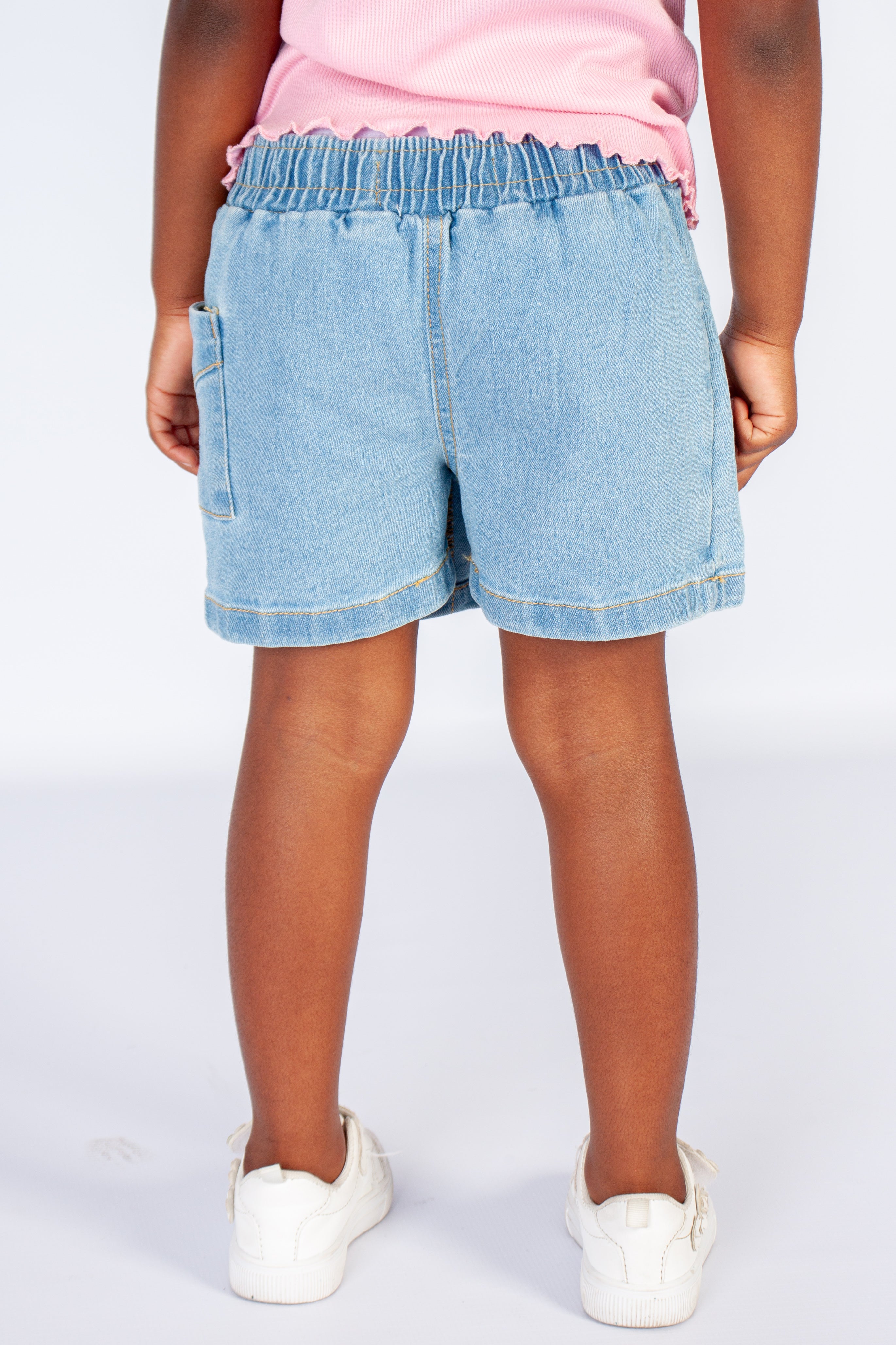 Denim Utility Skort