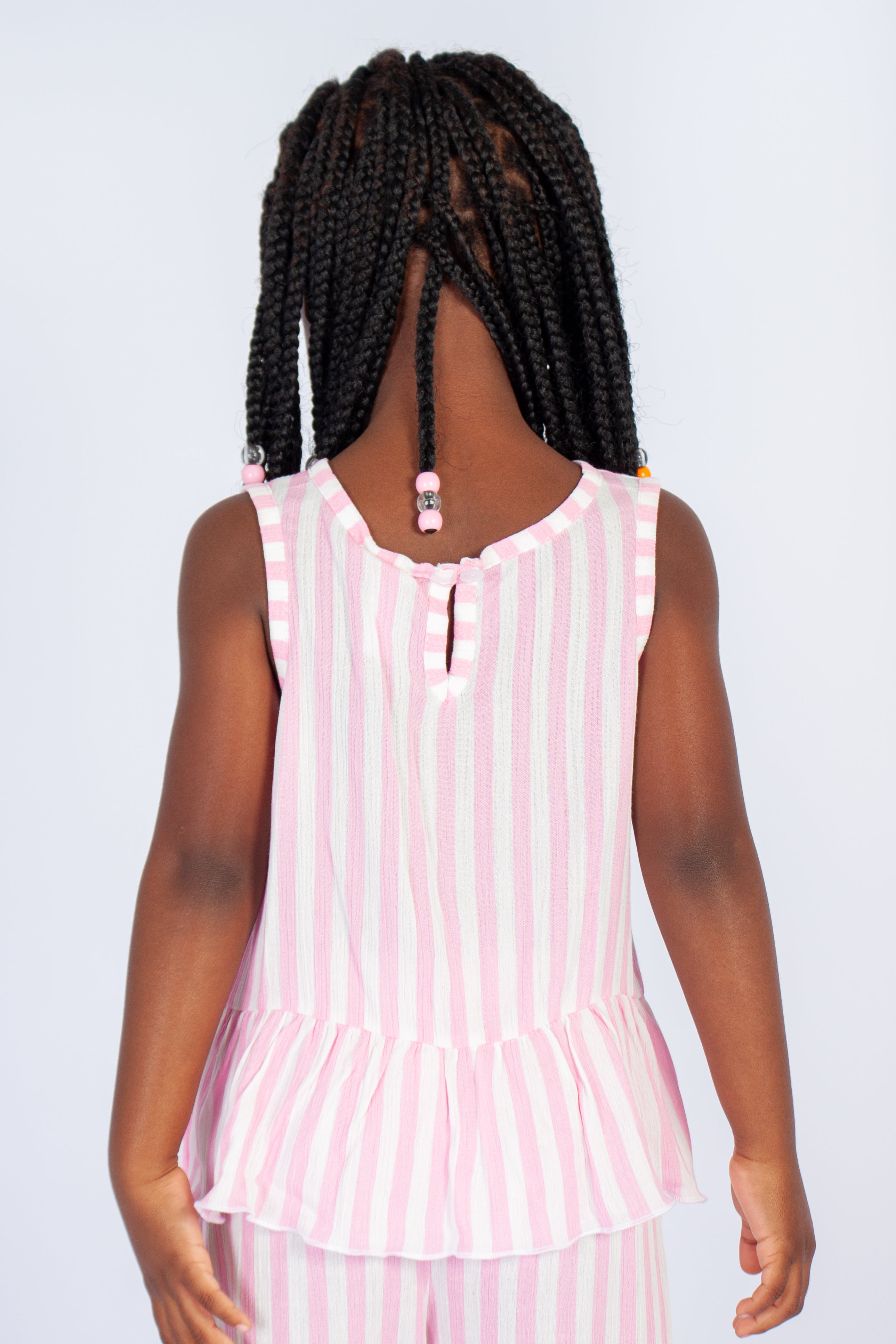 Peplum Top And Shorts Set