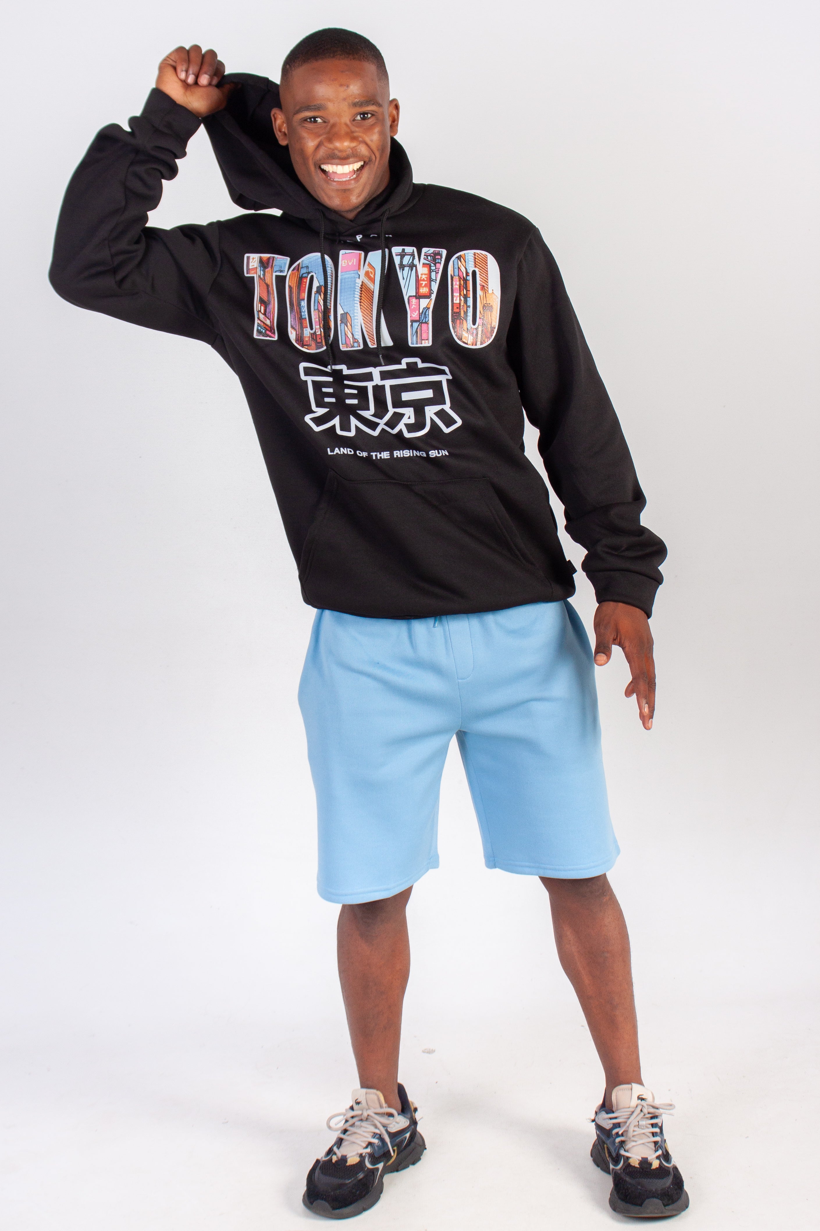 Graphic Hooded Pullover