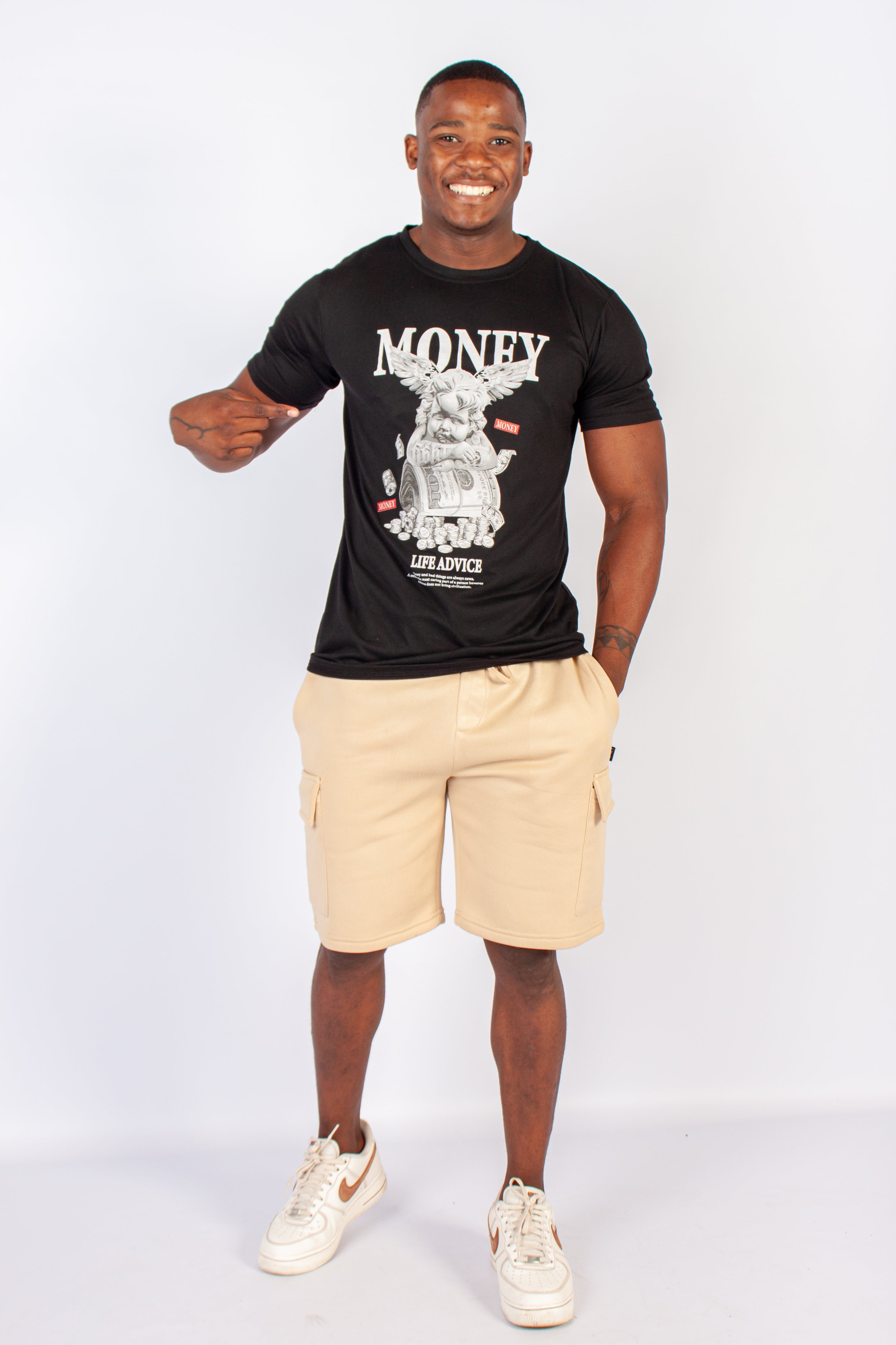 Graphic "Money" T-Shirt