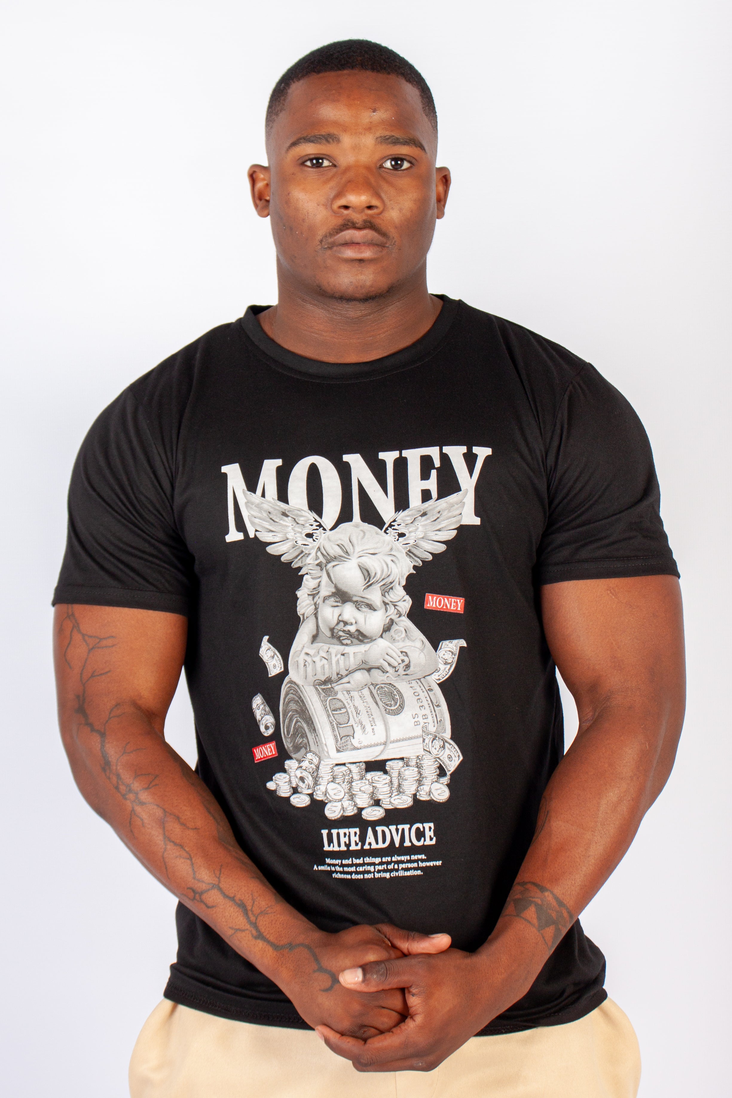 Graphic "Money" T-Shirt