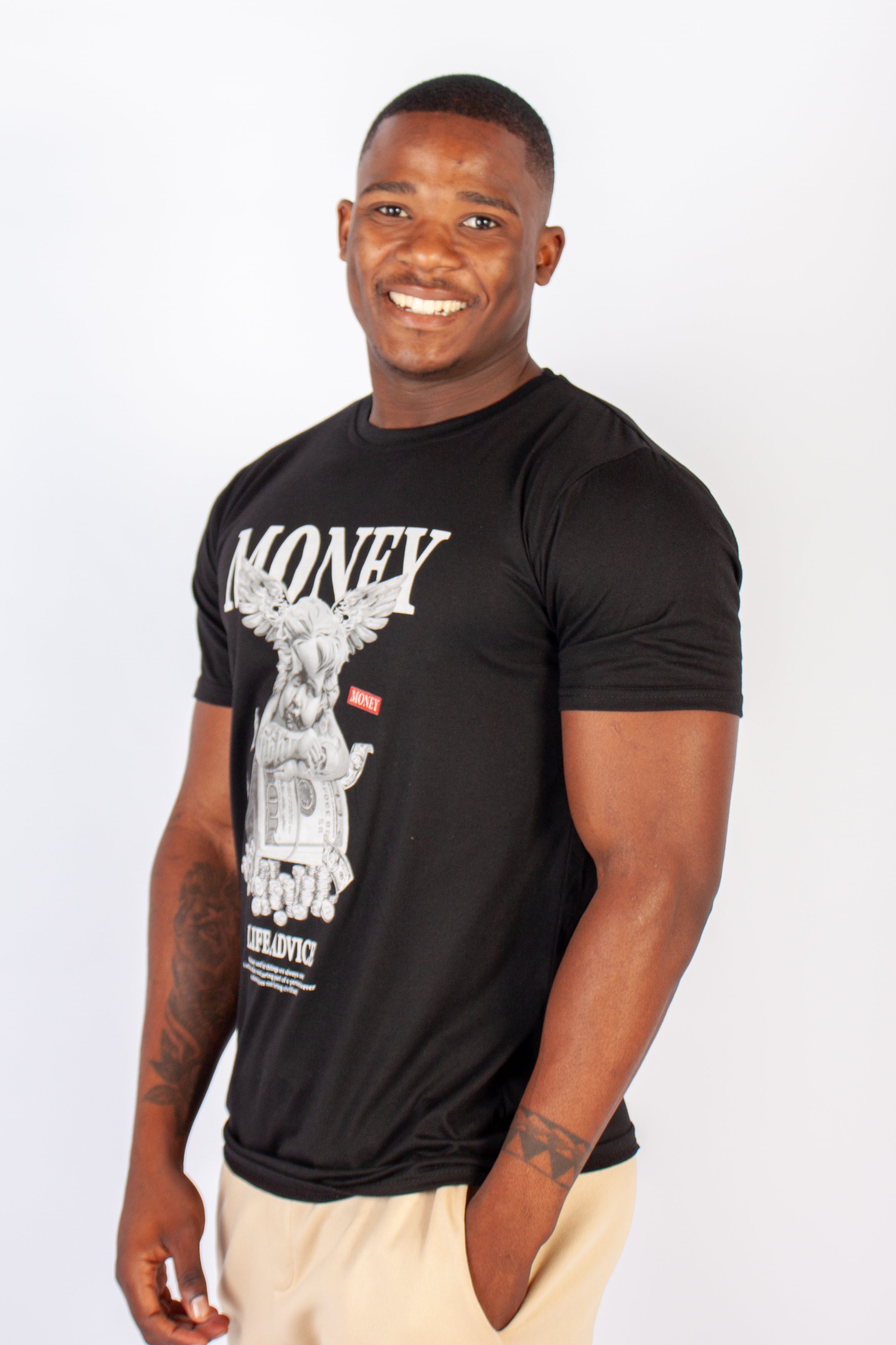 Graphic "Money" T-Shirt