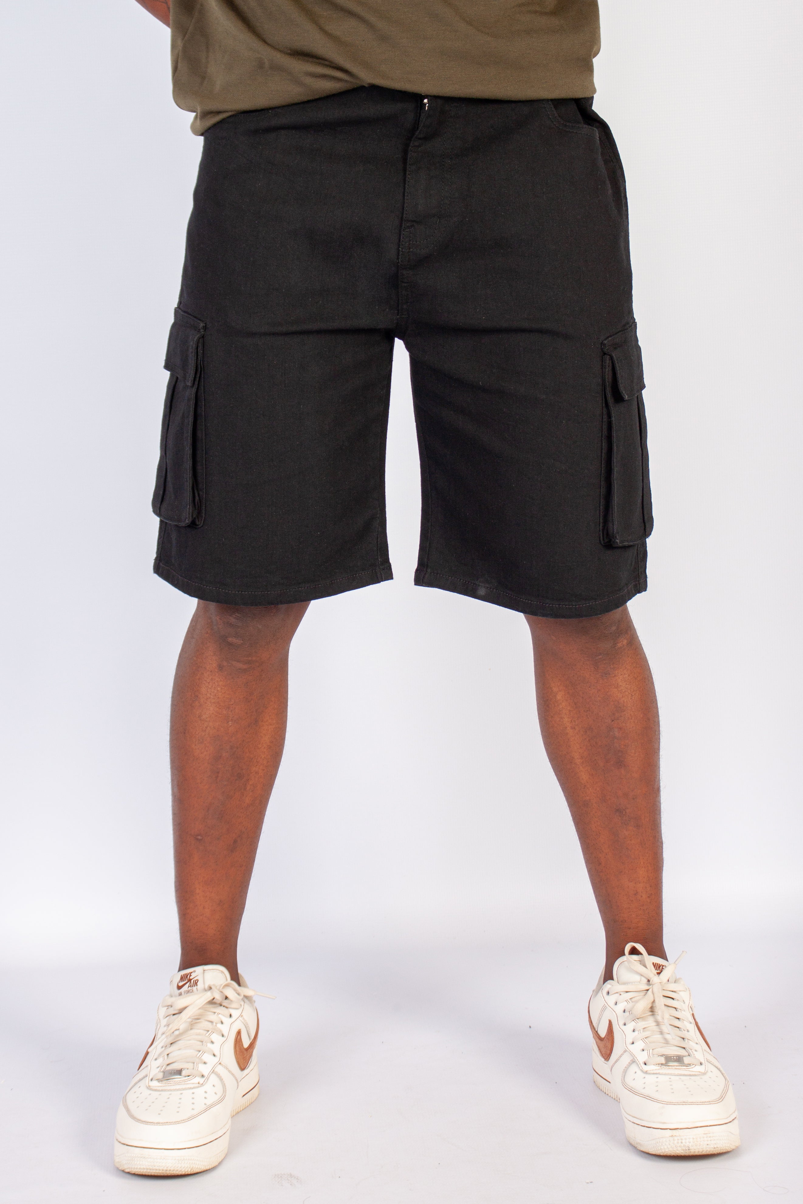 Cargo Denim Shorts