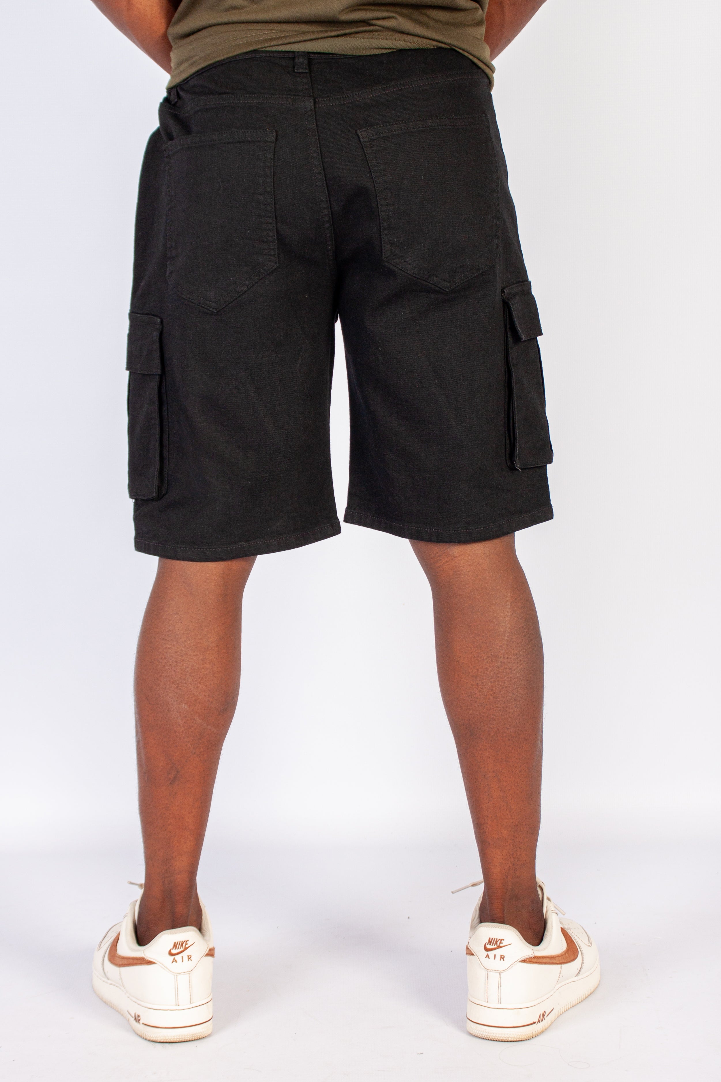 Cargo Denim Shorts