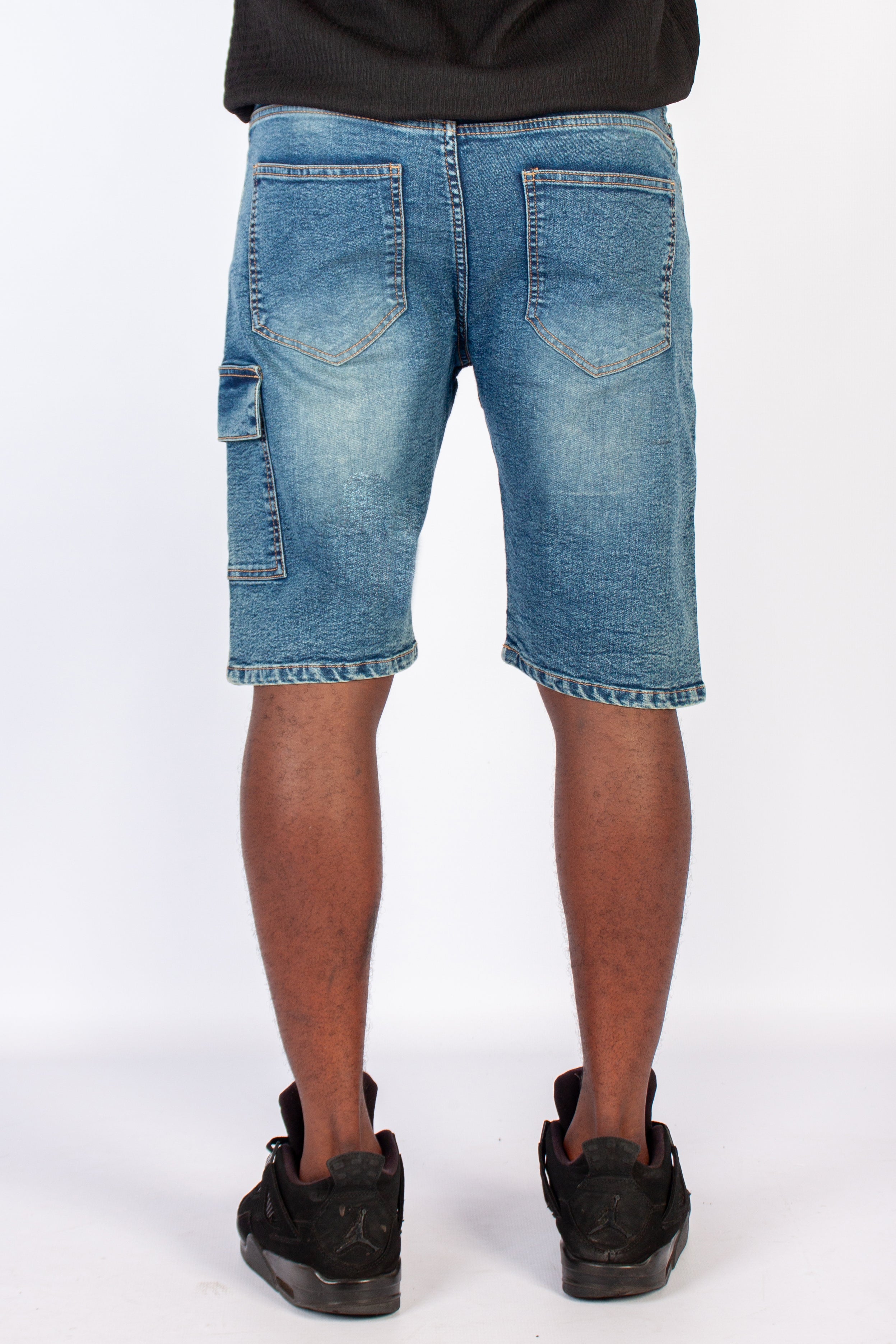 Cargo Denim Shorts